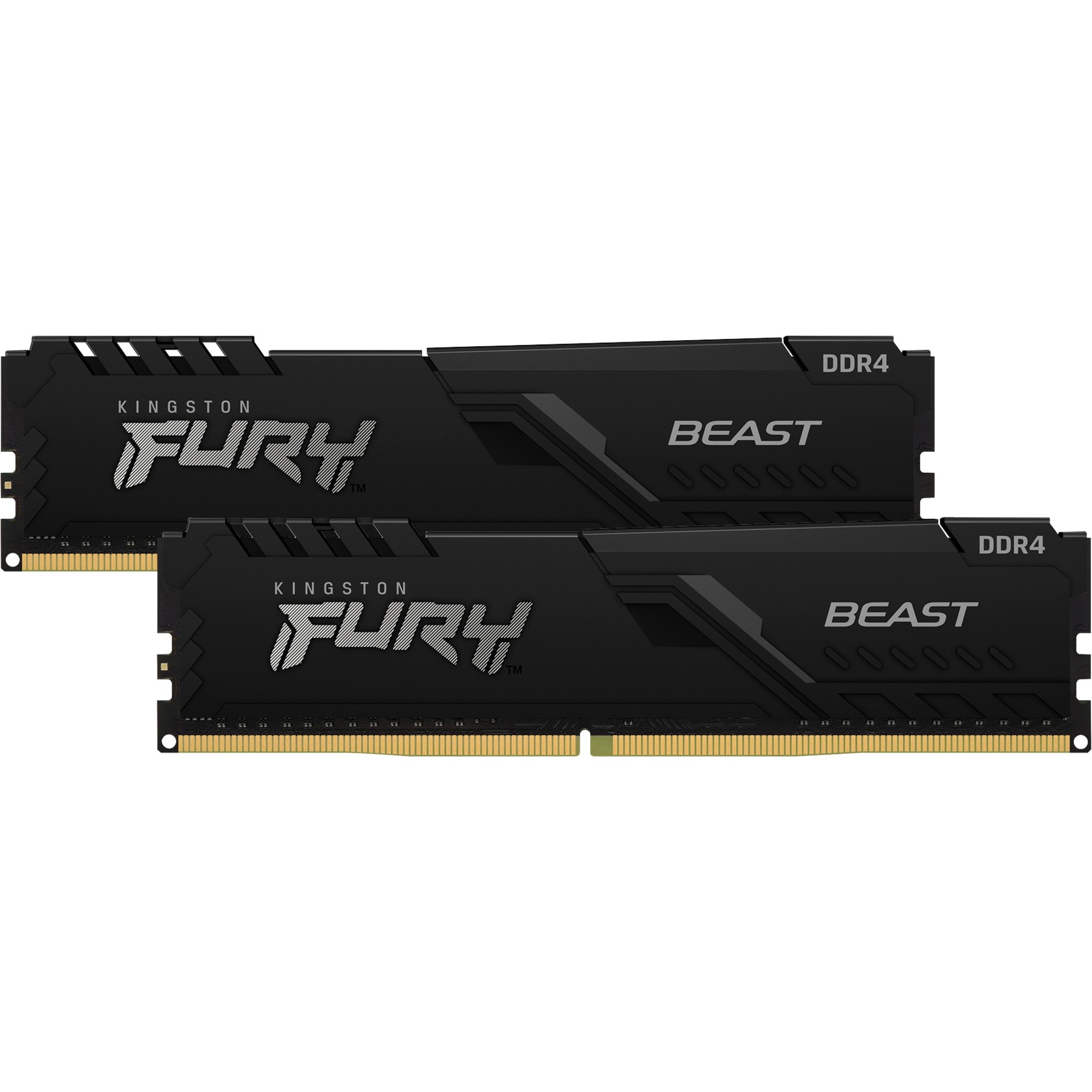 Kingston Kit Di Memoria Desktop Fury Beast Da 32 Gb (2 X 16 Gb) 3200 Mhz DDR4 CL16 Da 2 KF432C16BBK2/32
