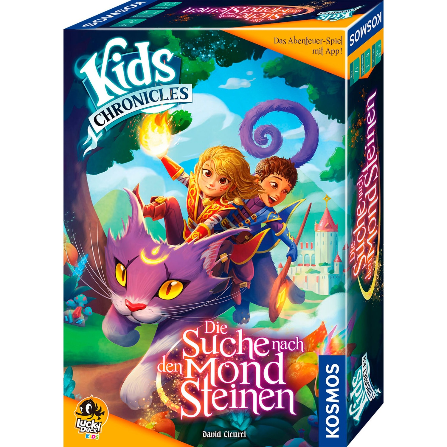 Kosmos 683368 Kids Chronicles - La Ricerca Delle Pietre Di Luna, Gioco Di Avventura Cooperativa Con Connessione App, Gioco Per Famiglie Dai 7 Anni, Gioco Da Tavolo Con App