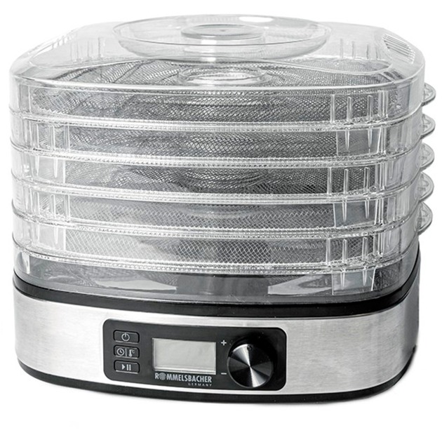 Rommelsbacher DA 350, Macchina di essicazione accaio/Nero