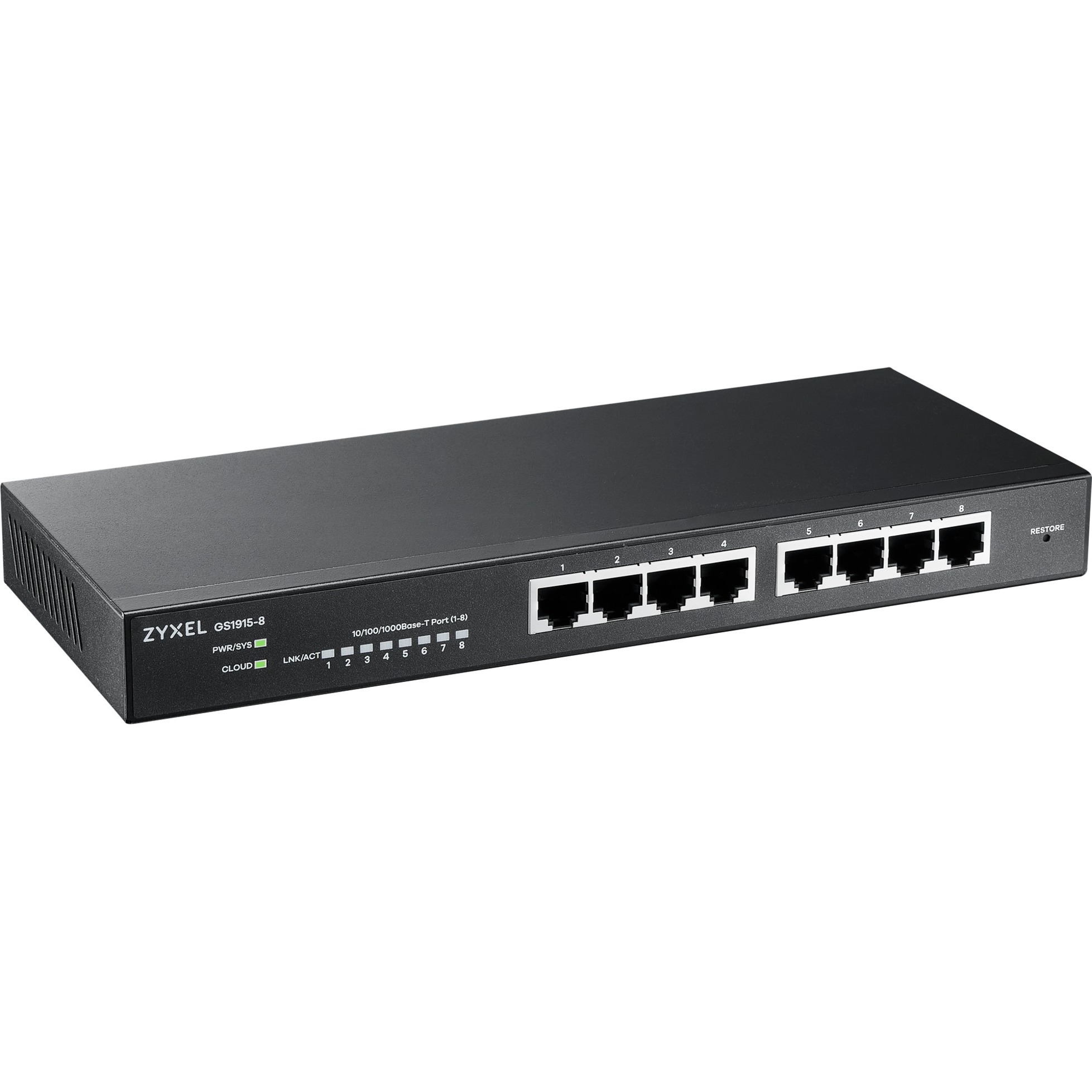 GS1915-8 Gestito L2 Gigabit Ethernet (10/100/1000)...