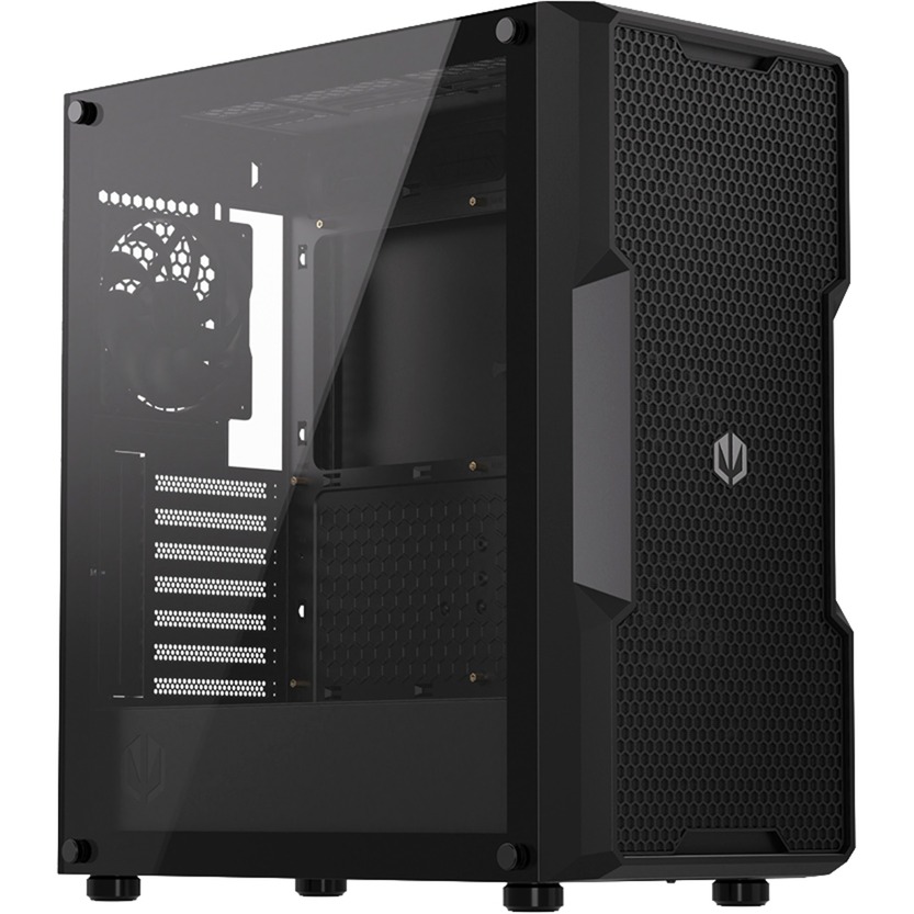 Endorfy Regnum 400 Air, Case Per Pc Spazioso Ed Arieggiato, Vetro Temprato, Quattro Ventole Argb 120 Mm Argb, EY2A008