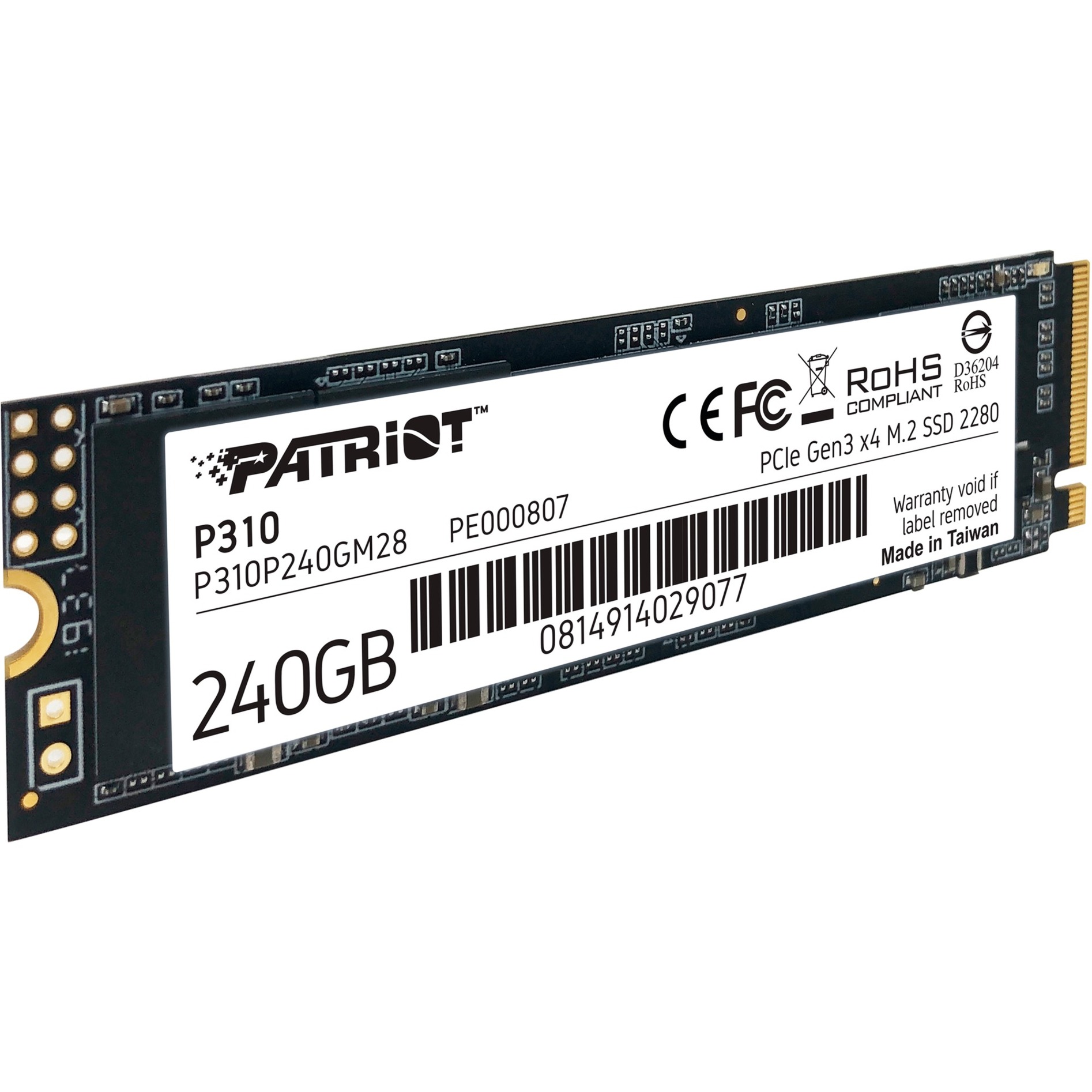 P310 M.2 240 GB PCI Express 3.0 NVMe
