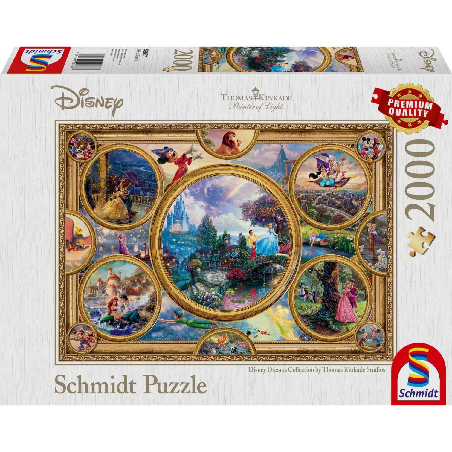 Schmidt Thomas Kinkade: Disney - Dreams Collection Jigsaw Puzzle (2000-Piece)