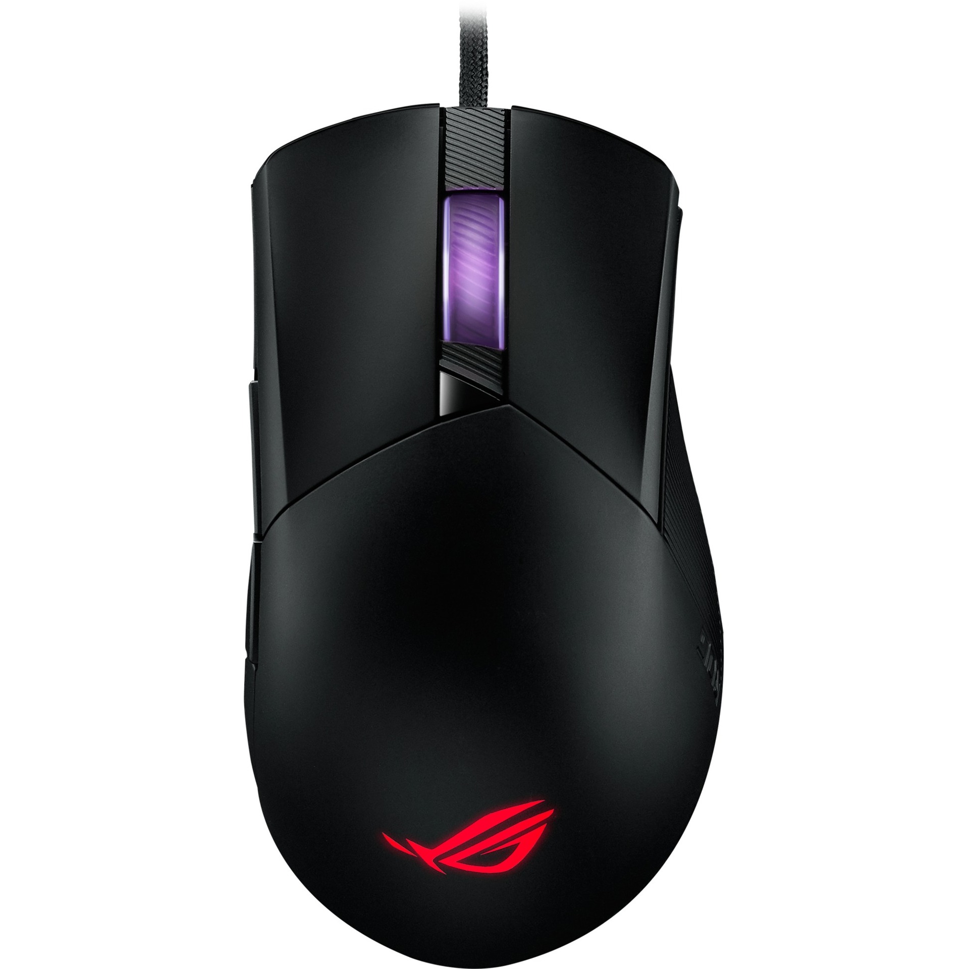 Asus Rog Gladius Iii Wired Gaming Mouse, 19K Optical Sensor, 19,000 Dpi, 6 Programmable Buttons, Rgb Lighting, Rog Switch Socket Design, Swappable Switches, Ergonomic, Black-image