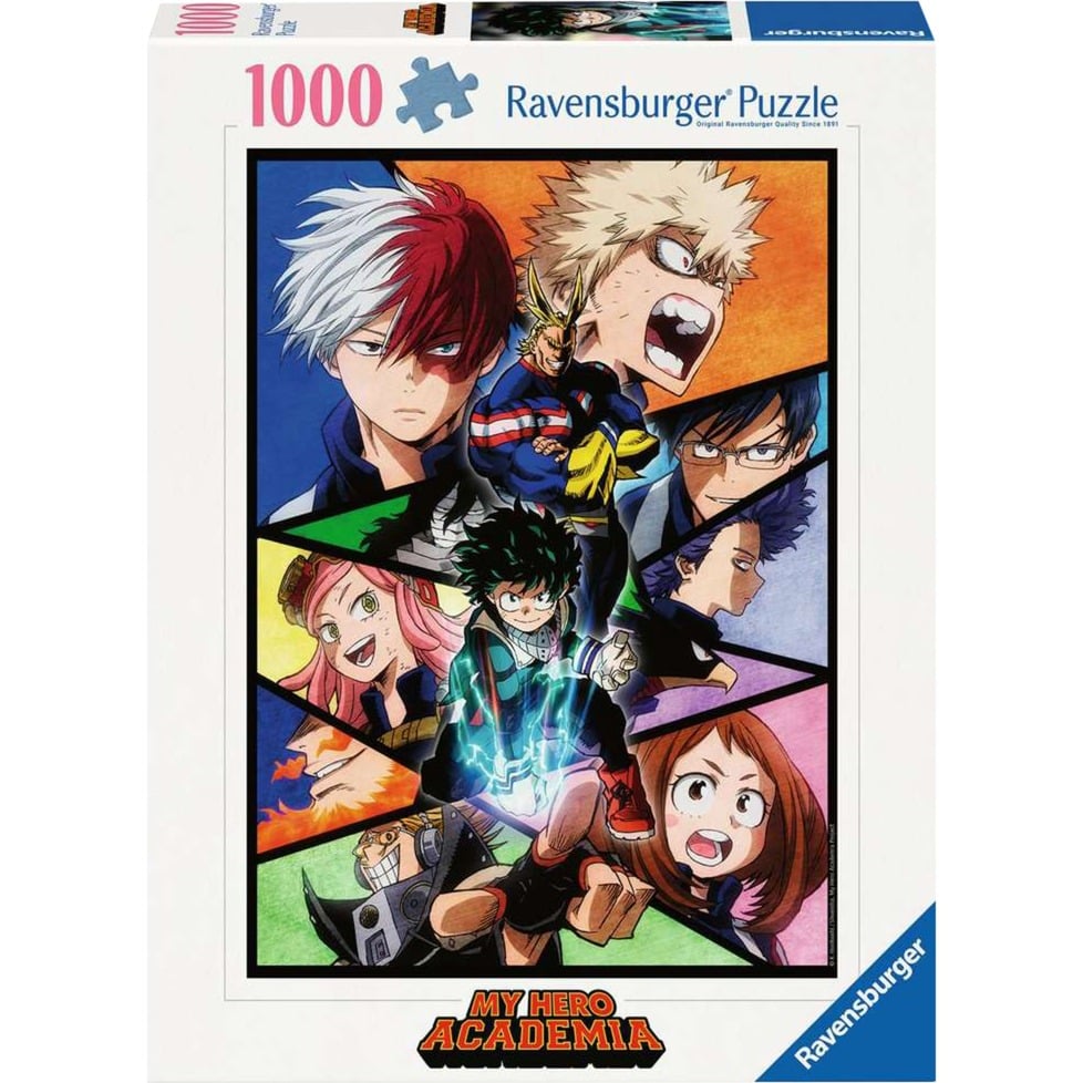 Ravensburger - Puzzle 1000 Pezzi My Hero Academia | Puzzle Adulti E Bambini Con Una Misura Di 70X50 Cm | Regalo Per Adulti E Bambini Da 14 Anni E Più | Puzzles Ravensburger-image