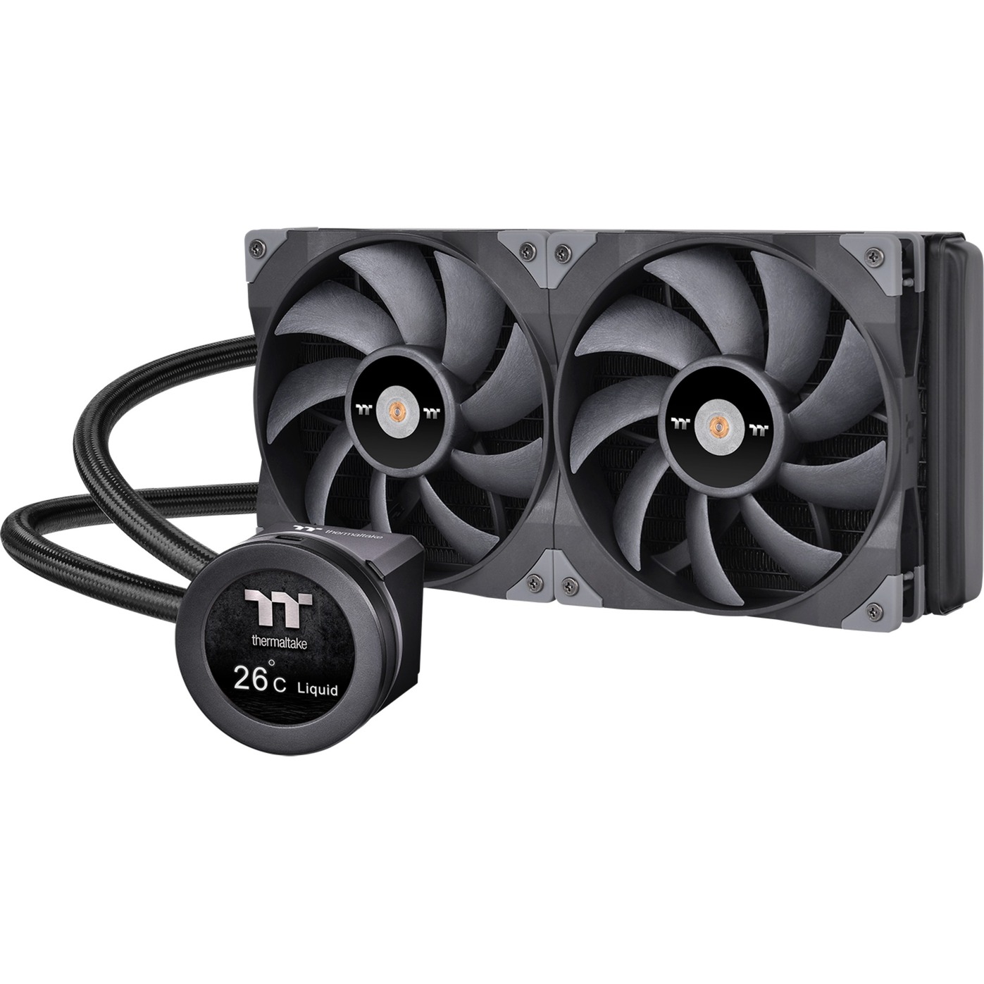 Thermaltake CL-W374-PL14BL-A, Raffreddamento ad acqua Nero