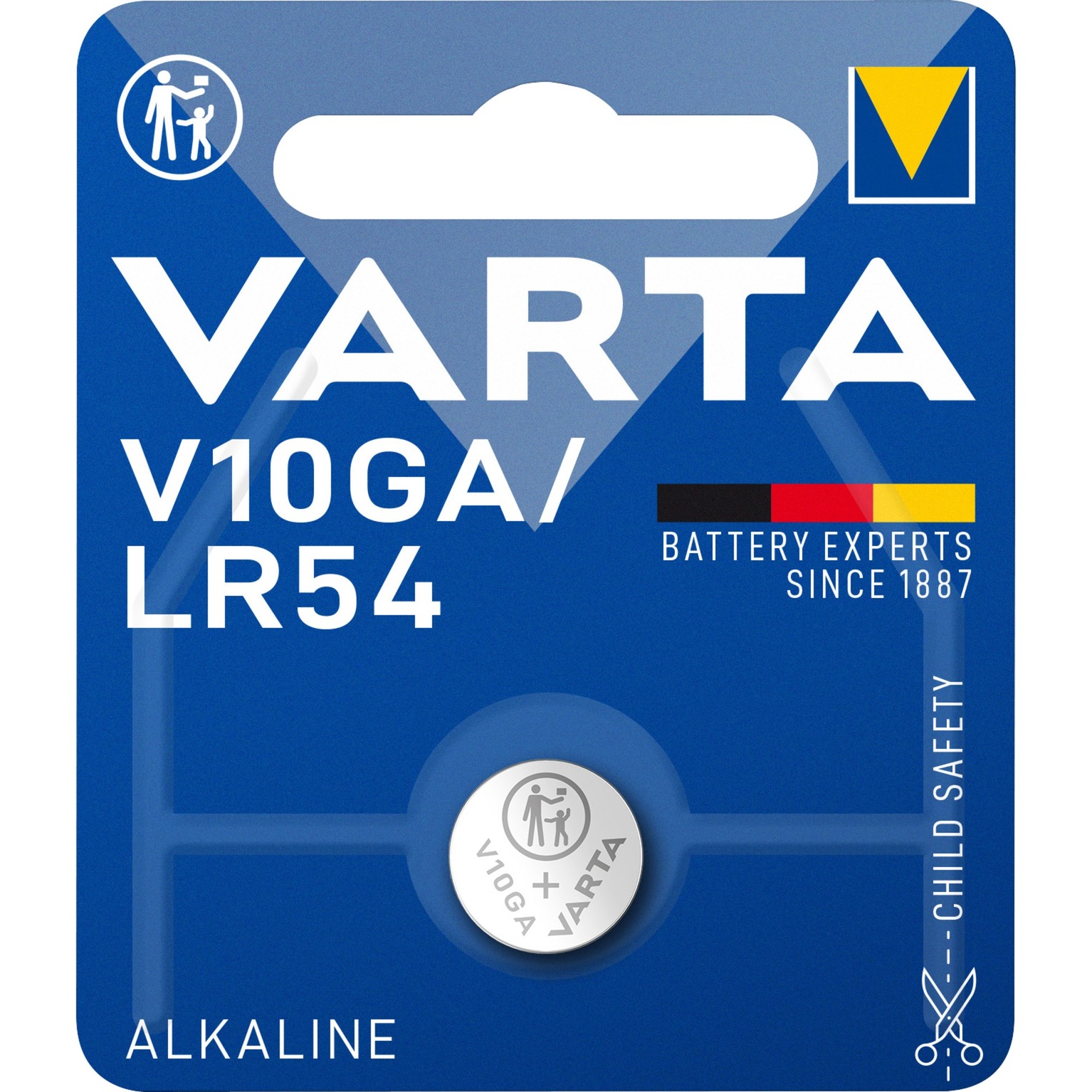 ALKALINE V10GA, LR54 (Batteria Speciale, 1.5V )