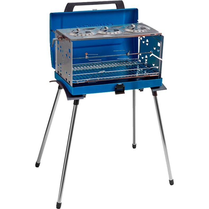 200 SGR Grill da tavolo Gas Blu, Argento 5200 W