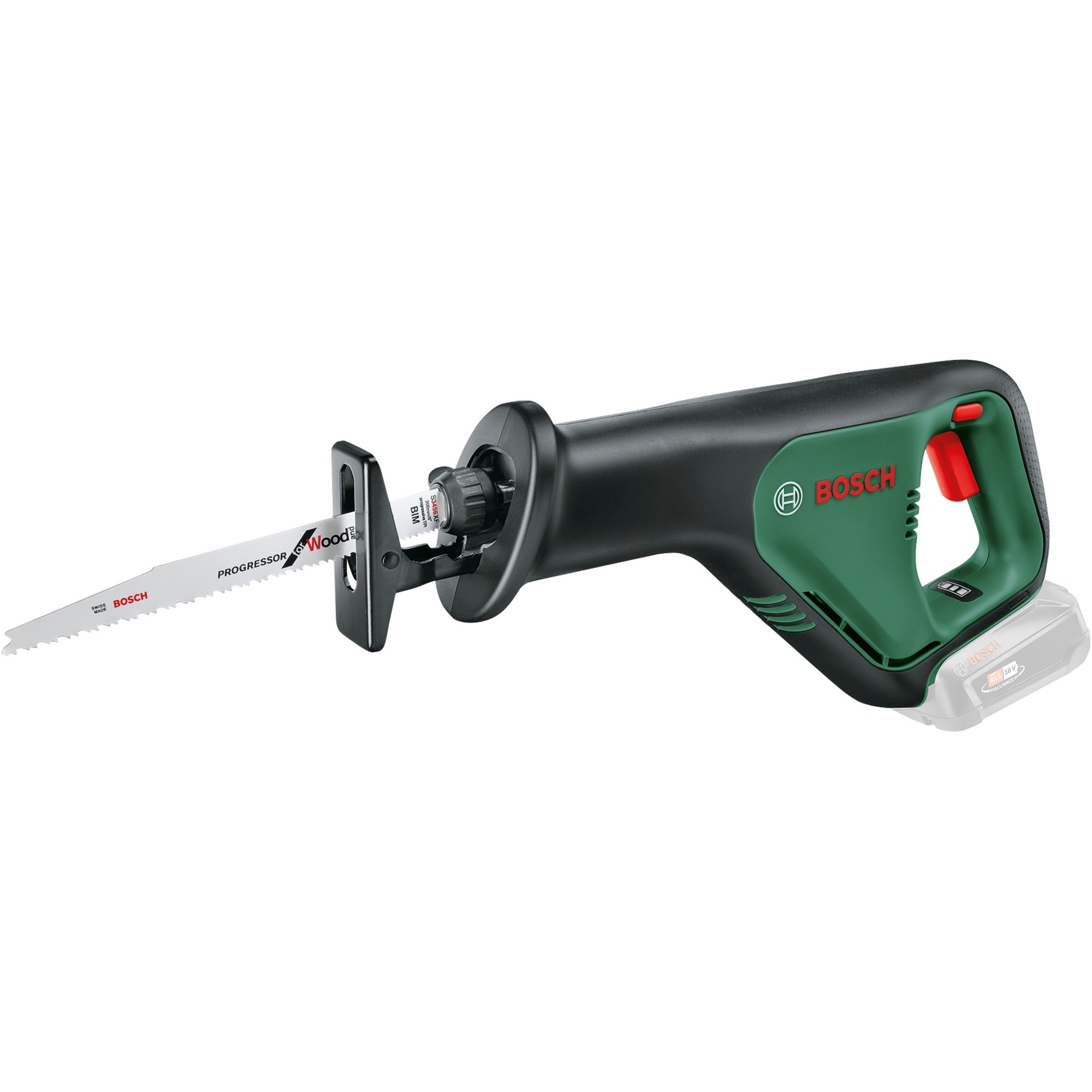 Bosch Home And Garden 06033B2402 Sega Universale Advancedrecip 18, Senza Batteria, Sistema Da 18 Volt, Confezione In Cartone, 18 V, Green