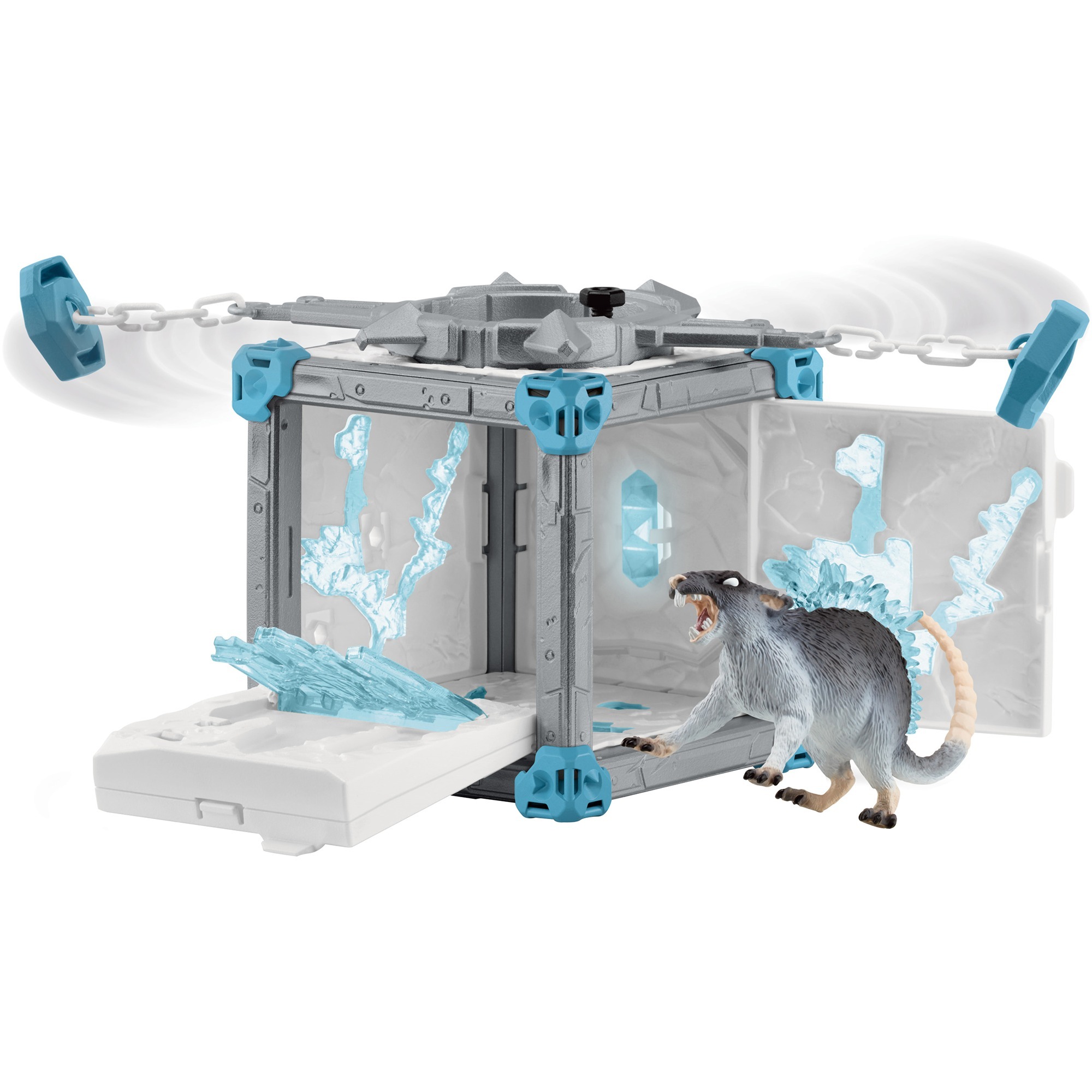 Schleich 42676 Battlecave Ratto Dei Ghiacci, Da 7 Anni, Eldrador Creatures - Playset, 40 Pezzi
