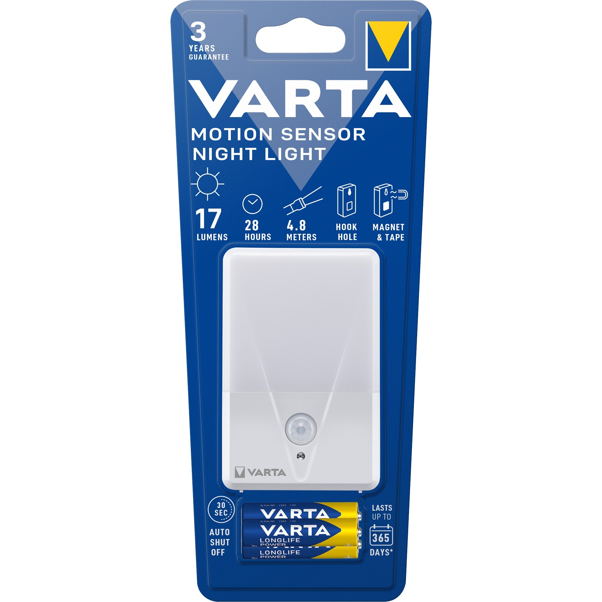 Varta Motion Sensor Night Light Twin Pack W-O
