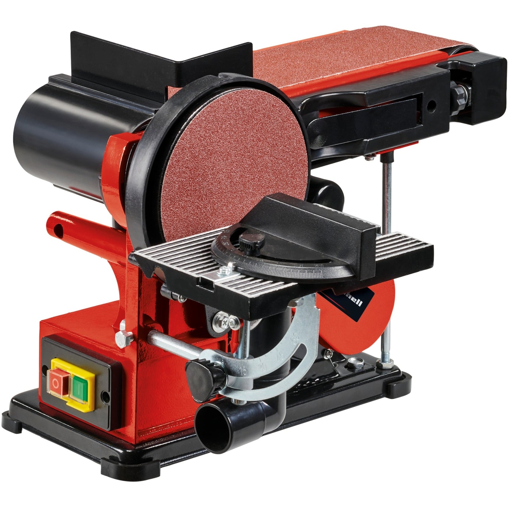 Einhell Levigatrice da banco TC-US 380 (380 W, velocità 292 m/min, numero di giri.450 min-1, incl. 1 nastro abrasivo e 1 disco di carta abrasiva K80)