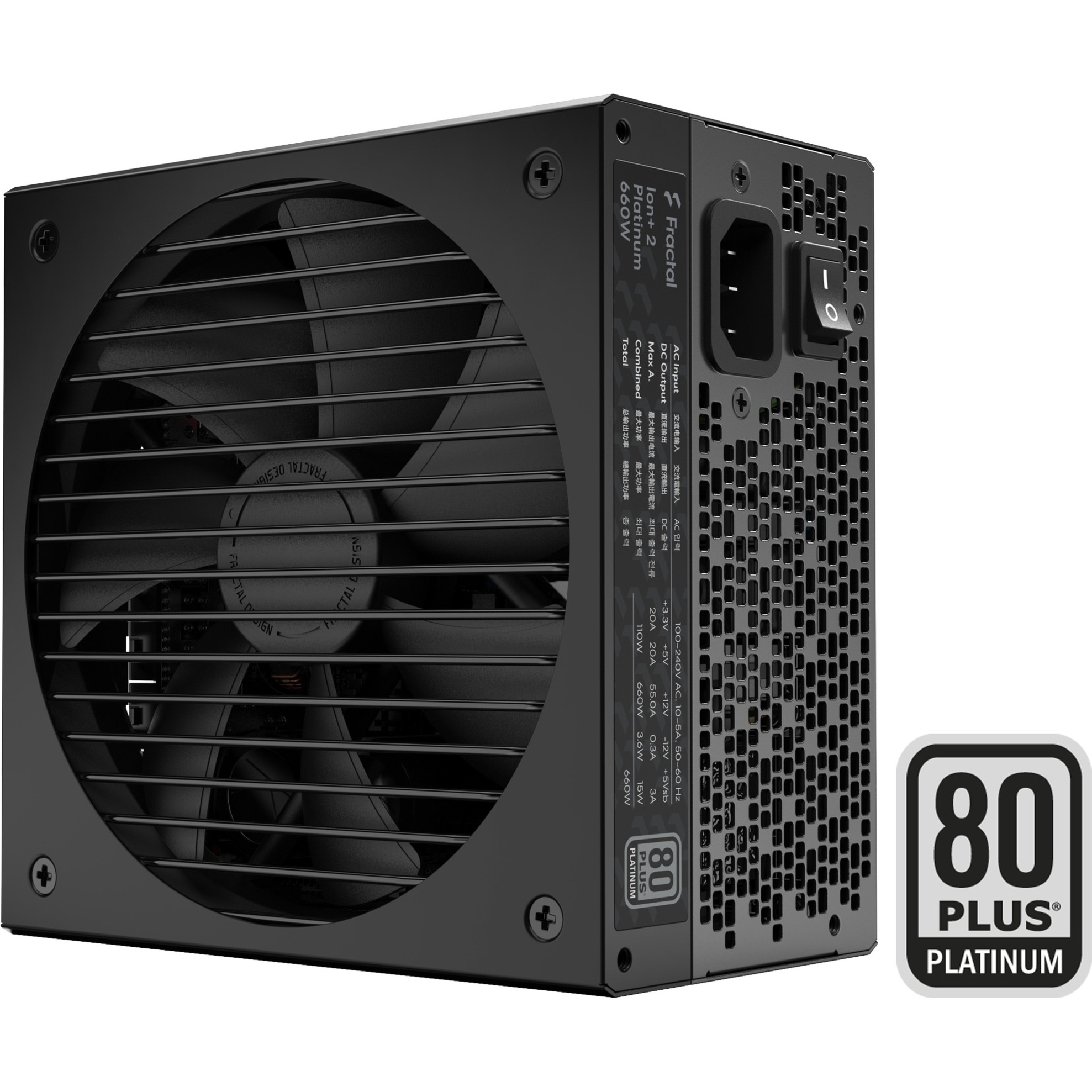 Ion+ 2 Platinum 660W alimentatore per computer