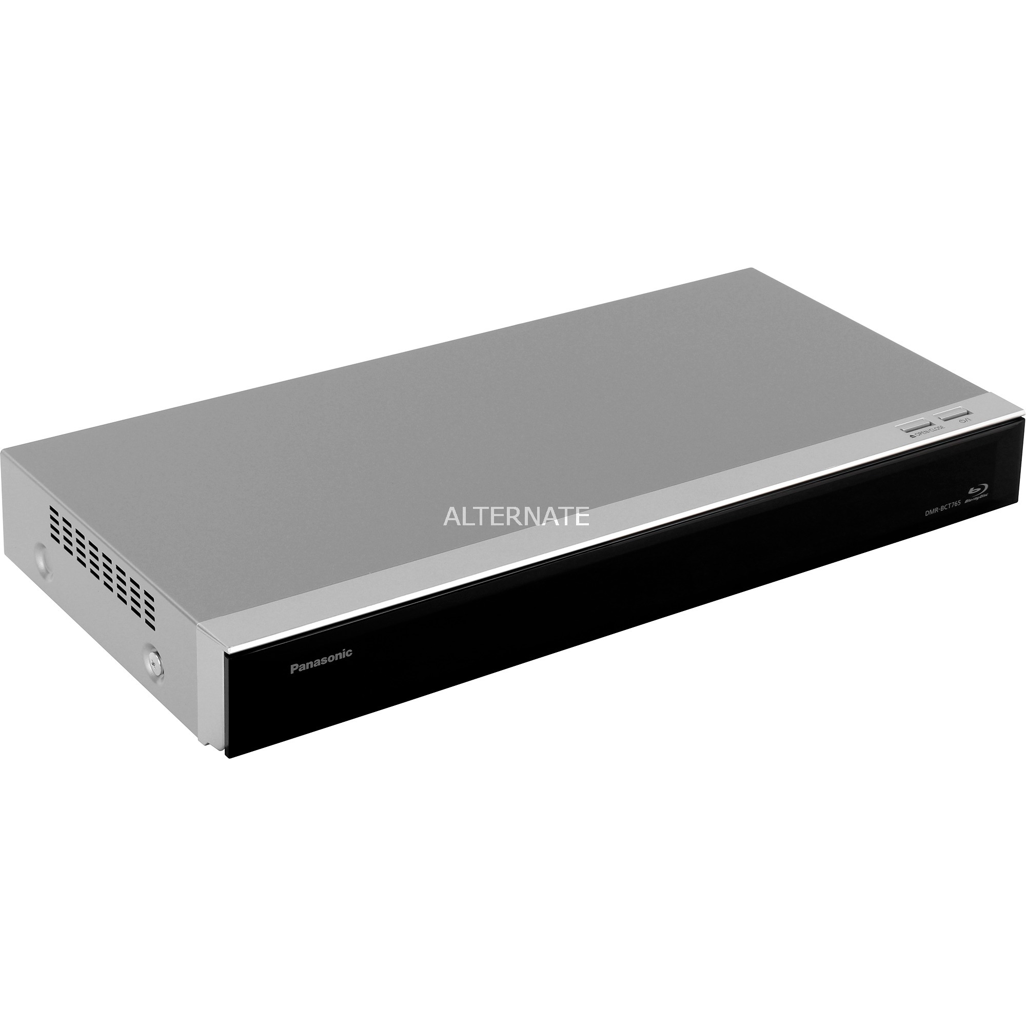 Panasonic DMR-BCT765AG - Lettore Blu-Ray E Registratore Con Sintonizzatore Twin Hd DVB-C, 500 Gb, 4K Upscaling, Ultra Hd, Registrazione Simultanea, Smart Ready, Argento