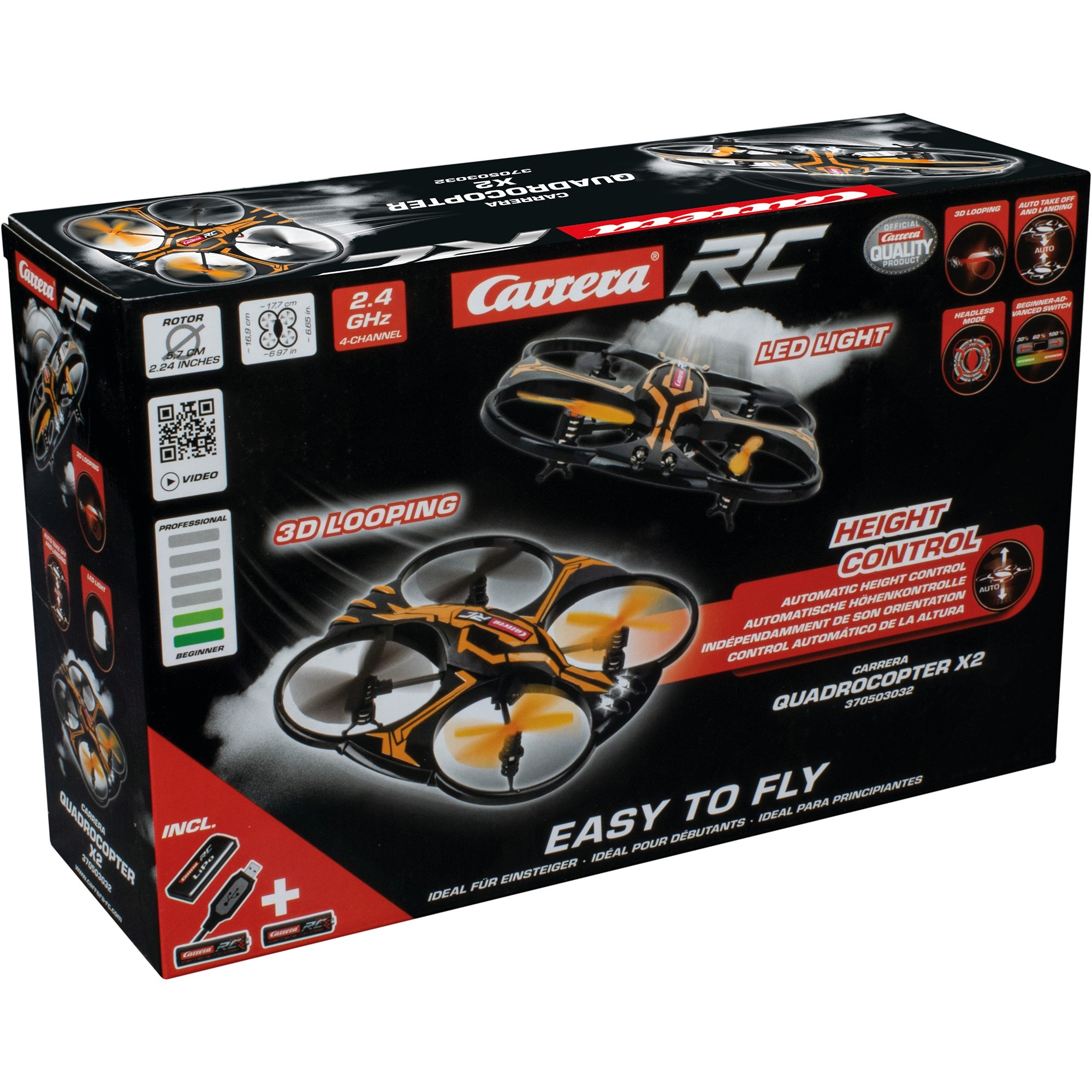 Carrera - 370503032-2,4Ghz Quadcopter X2-image