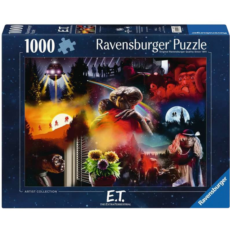 Ravensburger - Puzzle 1000 Pezzi E.T. | Puzzle Adulti E Bambini Con Una Misura Di 70X50 Cm | Regalo Per Adulti E Bambini Da 14 Anni E Più | Puzzles Ravensburger