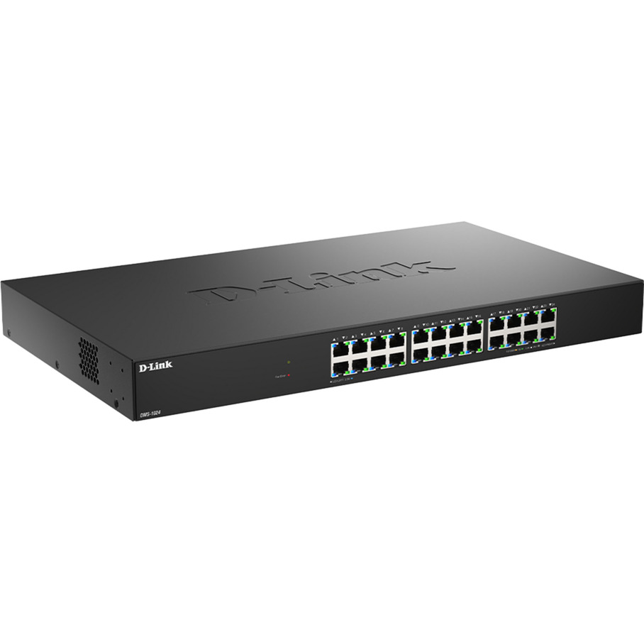 D-Link DMS-1024 Switch Non Gestito 24 Porte Multi-Gigabit – Ethernet 2.5G, Plug-And-Play, Qos, Igmp Snooping, Eee, Struttura In Metallo, Montaggio Su Rack-image