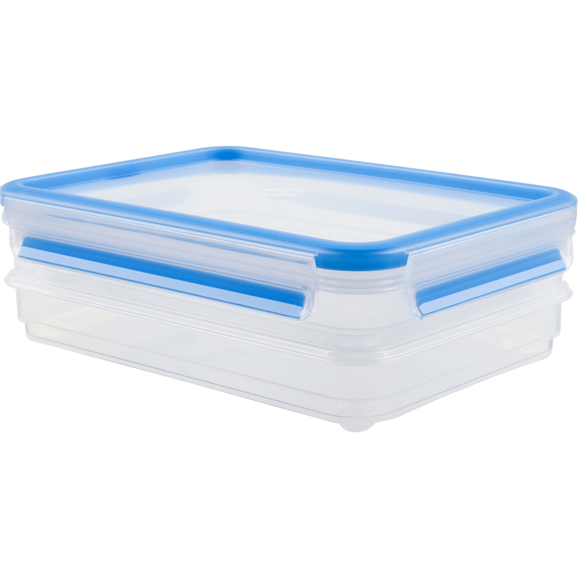 CLIP & CLOSE Rettangolare Scatola 0,6 L Blu