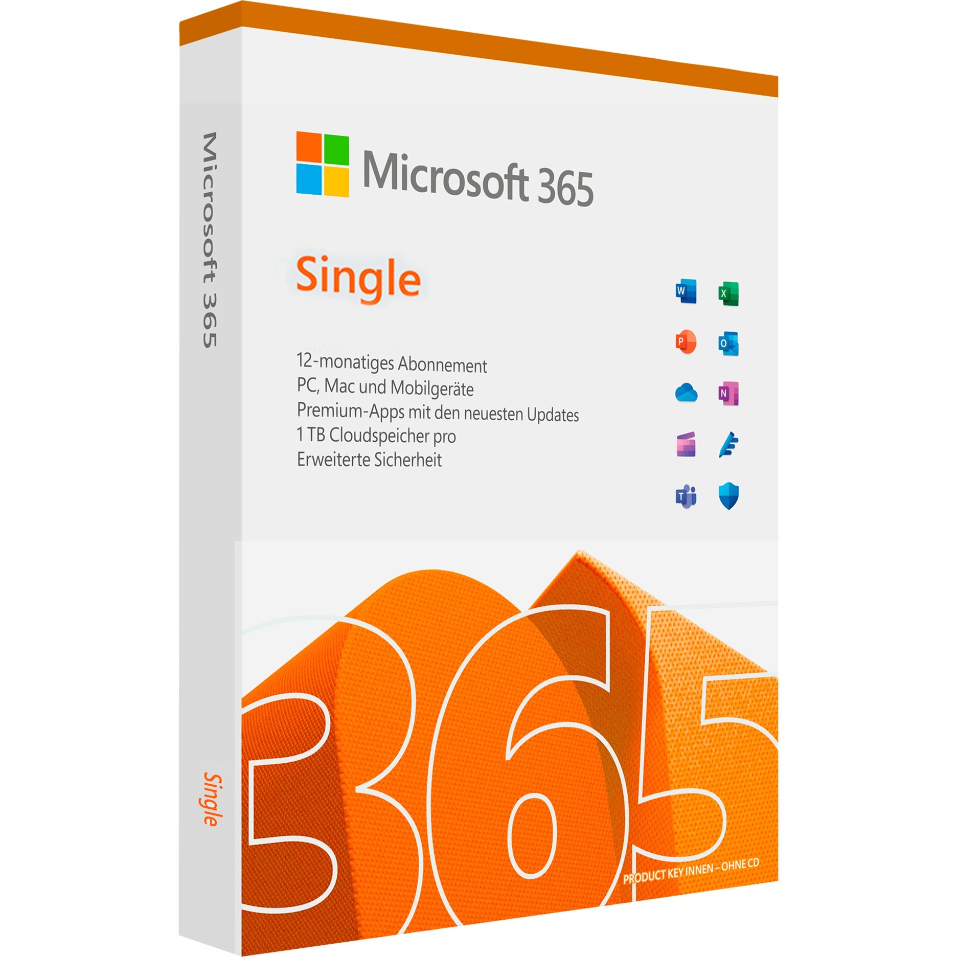 MS Office M365 Single1 Person DE Für PC und MAC