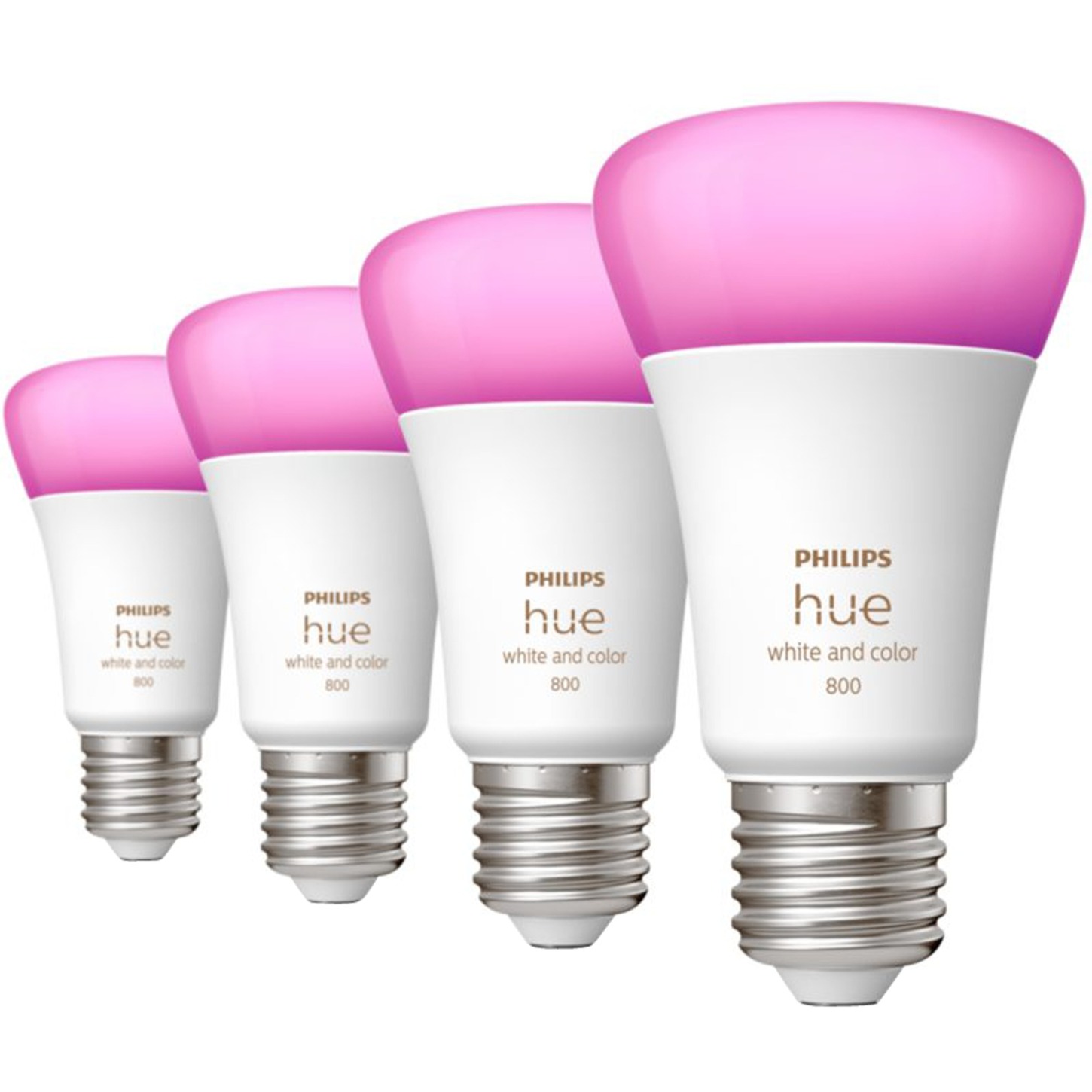 Philips Hue White and Color Ambiance 4 Lampadine