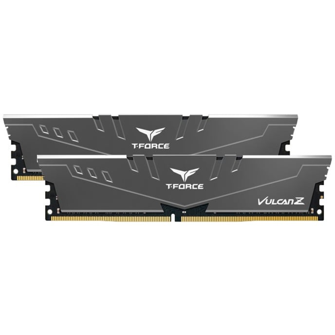 Teamgroup Team T-Force Vulcan Z DDR4 Gaming Memory, 2 X 8 Gb, 3600 Mhz, 288 Pin Dimm, Grey-image