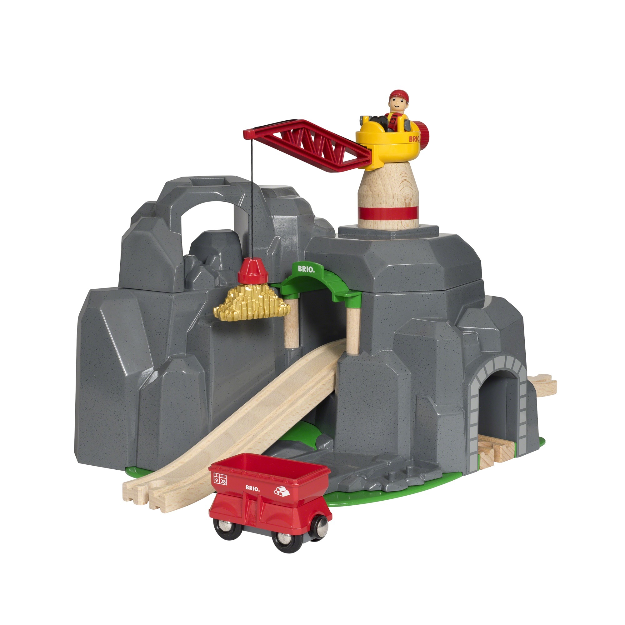 Brio 33889 Gru E Tunnel Di Montagna, Brio Accessori, Età Raccomandata 3+