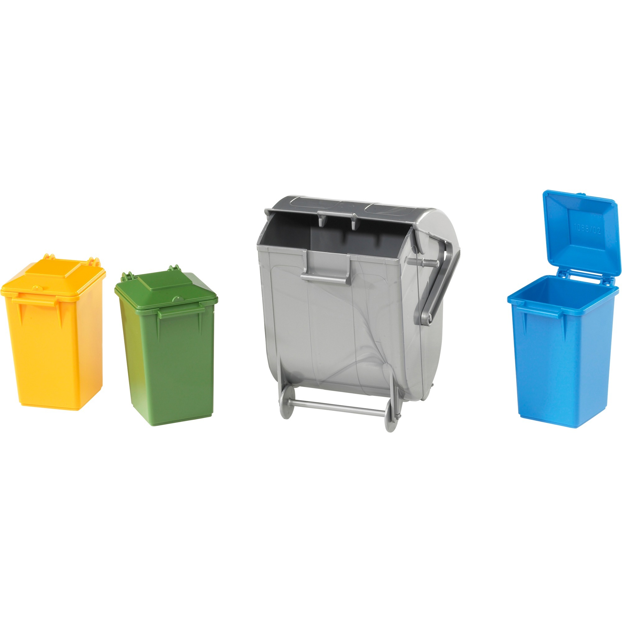 Garbage can set parte e accessorio di modellino in...