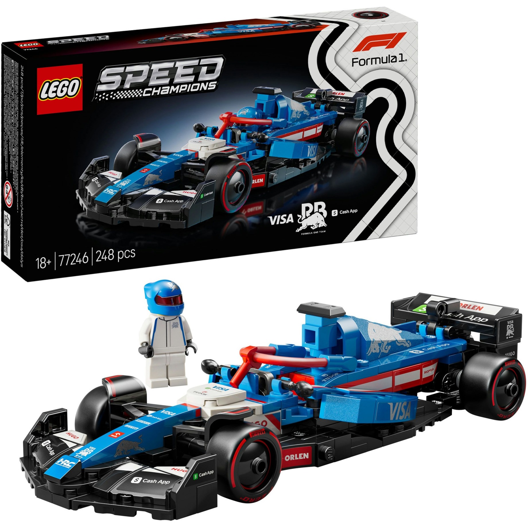Costruzioni Lego Auto F1 Visa Rb Vcarb 01-image