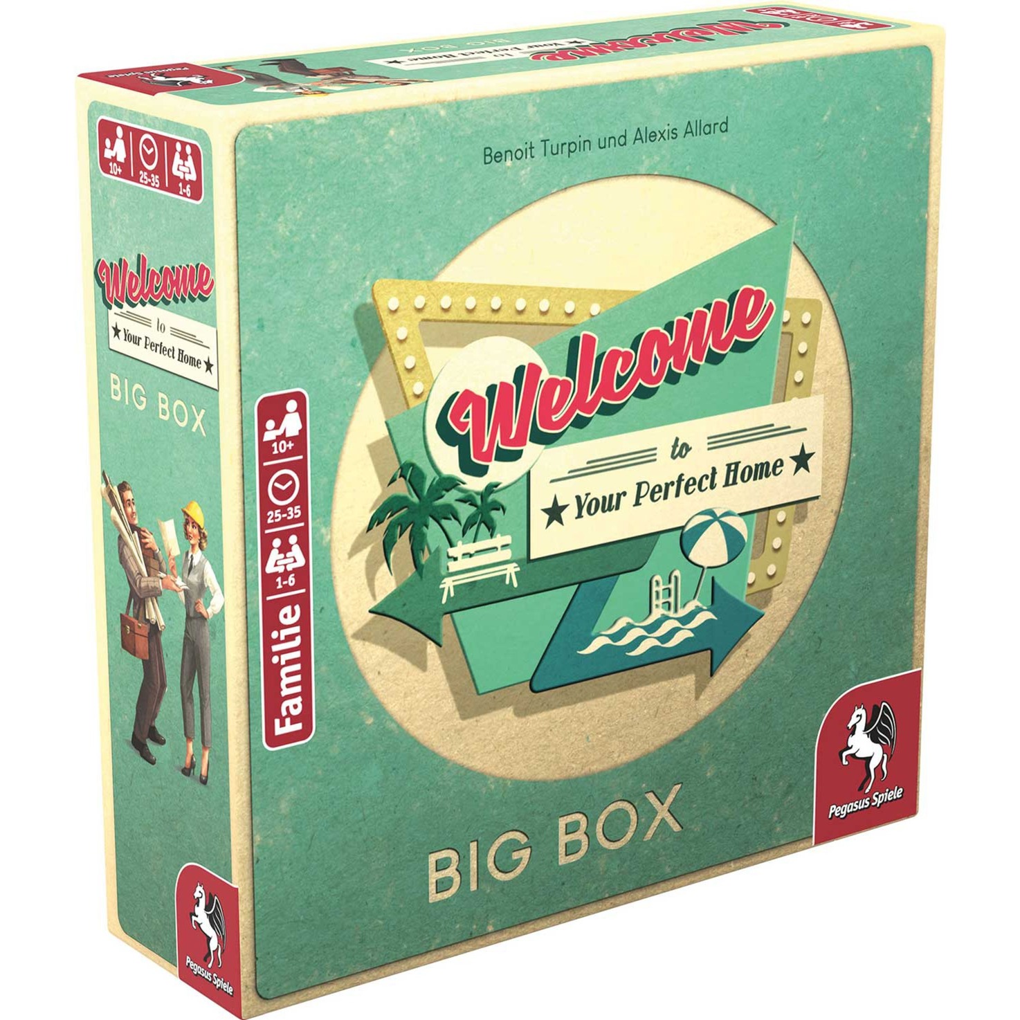 Pegasus Spiele Welcome To Your Perfect Home Big Box, Verde