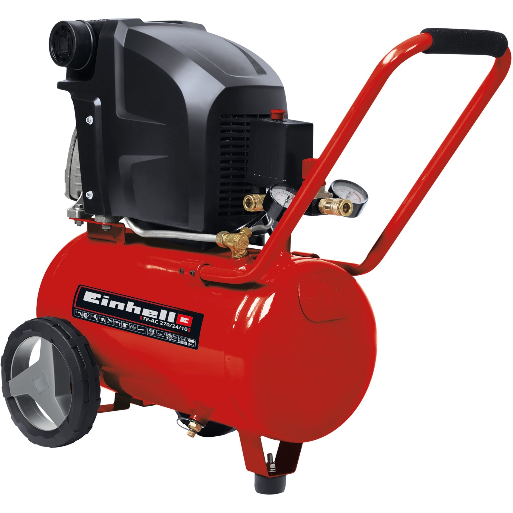 TE-AC 270/24/10 compressore ad aria 1800 W 270