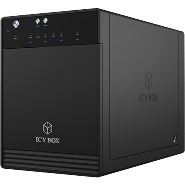 IB-3740-C31 Box esterno HDD/SSD Nero 2.5/3.5