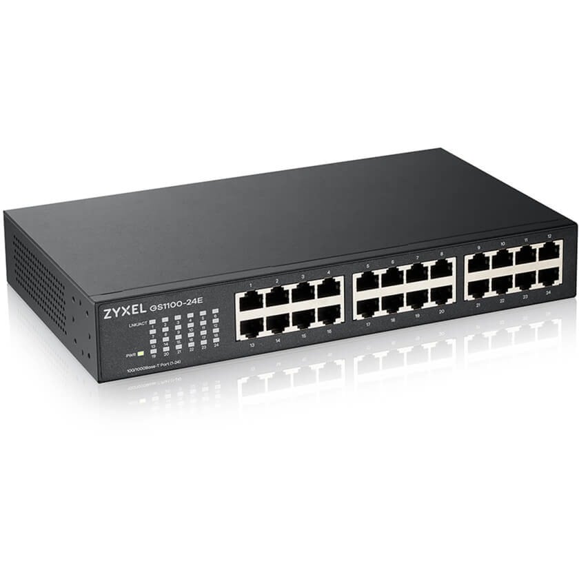 Zyxel GS1100-24E Switch Non Gestito Gigabit Ethernet 10-100-1000 Nero-image