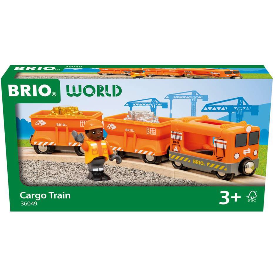 Brio World - Treno Merci, Accessorio Pista Trenino, Set Costruzioni In Legno, Compatibile Con Tutti I Prodotti Brio, Giocattolo Per Bambini 3+ Anni-image