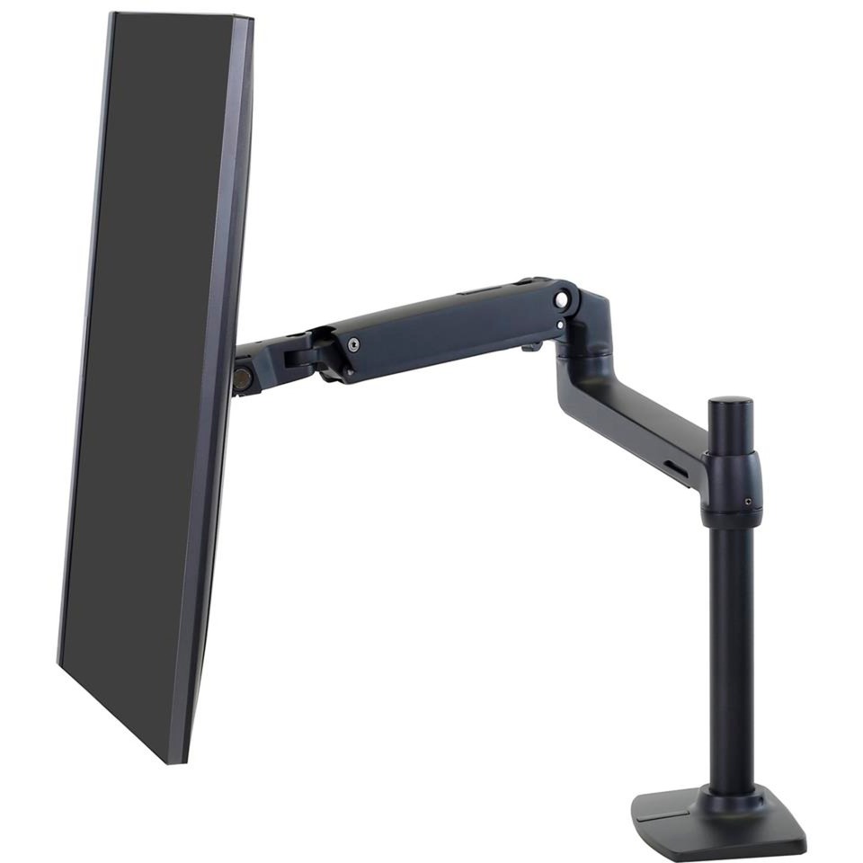 Ergotron - Braccio Lx, Supporto Da Scrivania Per Monitor Ultrawide E Piatt Fino A 34 Pollice, 3,2-11,3Kg, Vesa 75X75/100X100Mm - Palo Alto, Nero Opaco (45-537-224)-image