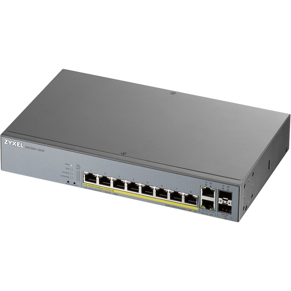 GS1350-12HP-EU0101F switch di rete Gestito L2