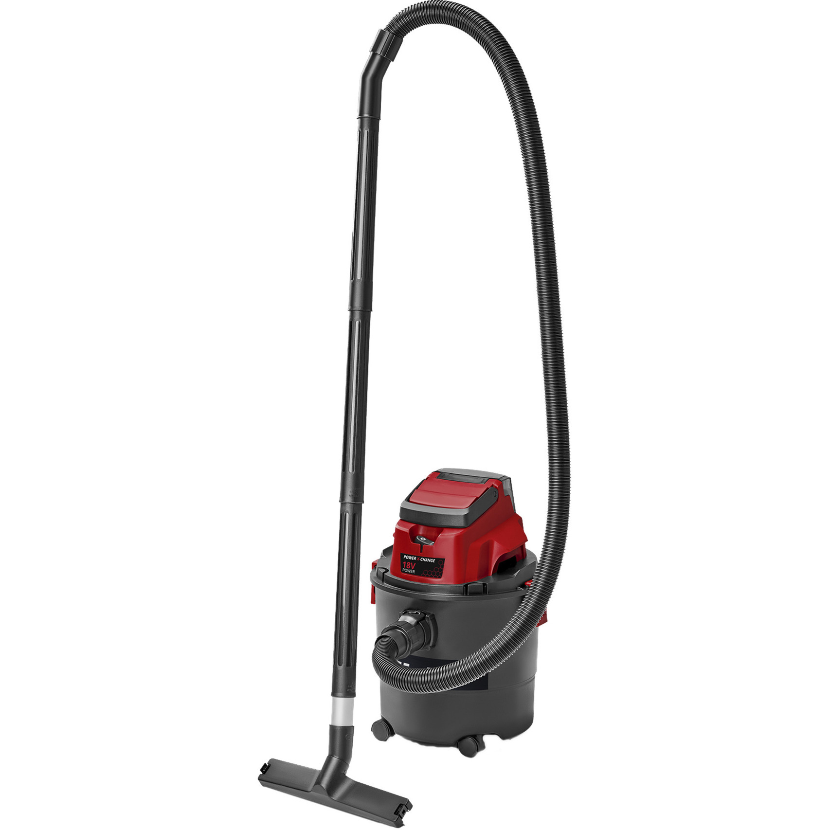 Einhell TC-VC 18/15 Li-Solo Aspiratore Solidi E Liquidi A Batteria Power X-Change (18V, Vano 15 L, Depressione 80 Mbar, Tubo Flessibile 150 Cm, Funzione Soffiaggio, Senza Batteria E Caricabatteria)