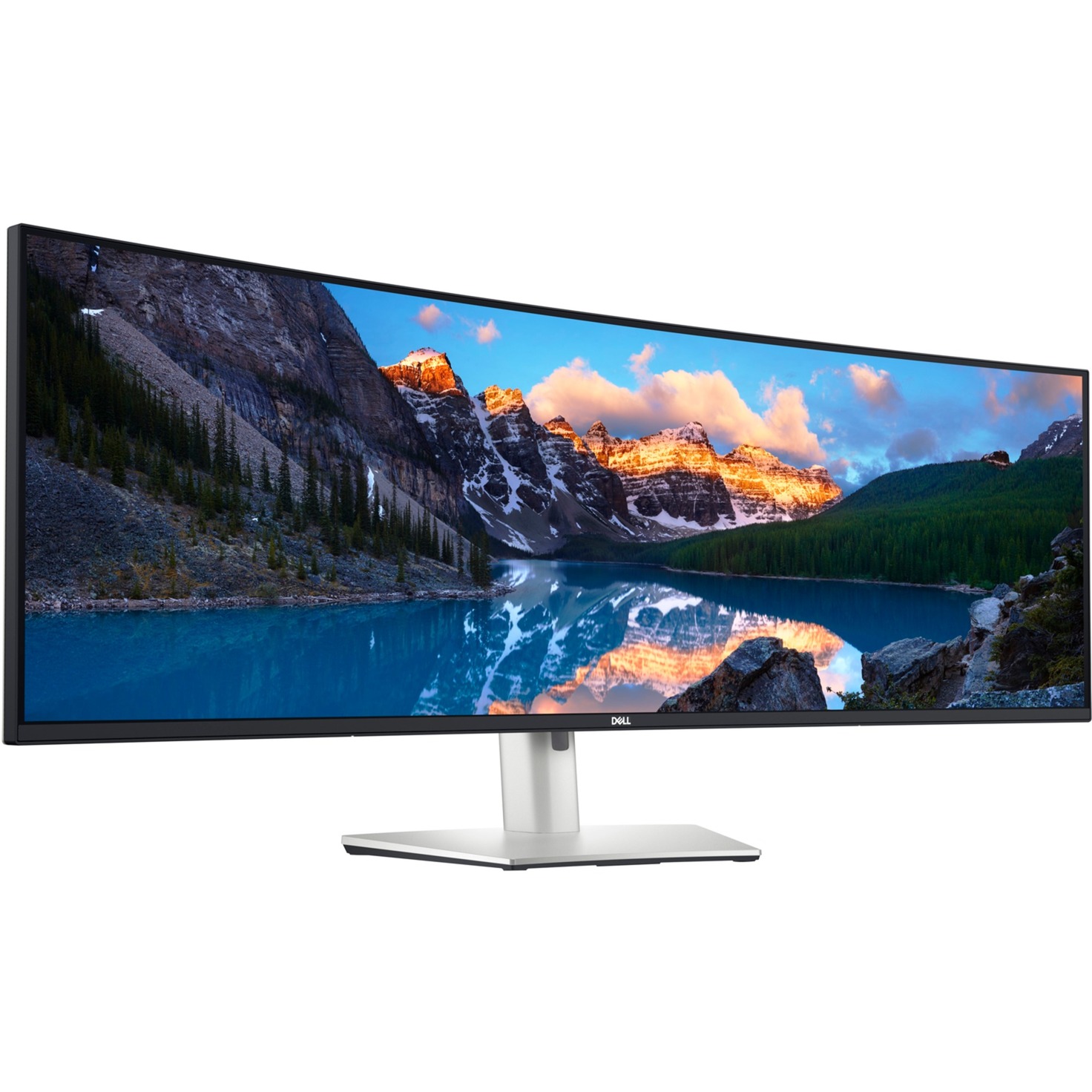 Dell Ultrasharp U4924DW Led Display 124,5 Cm (49'') 5120 X 1440 Pixel 5K Ultra Hd Lcd Nero, Argento-image
