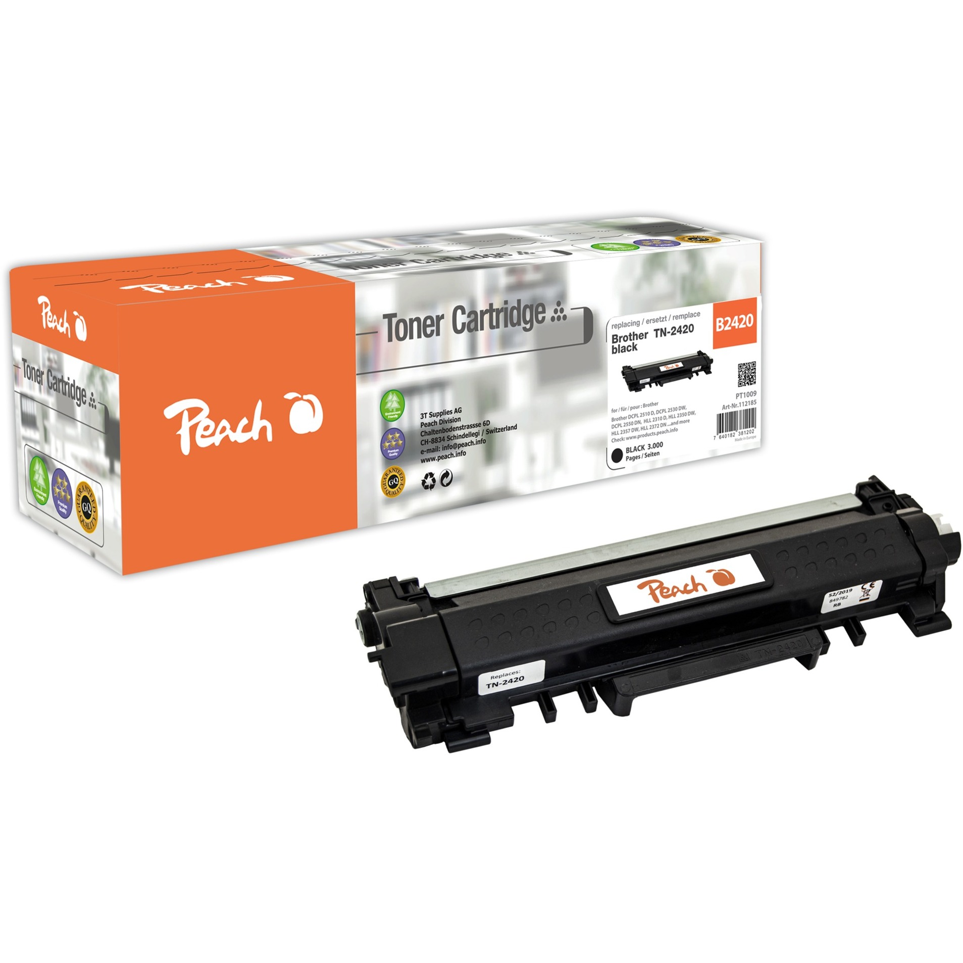 PT1009 cartuccia toner 1 pz Compatibile Nero