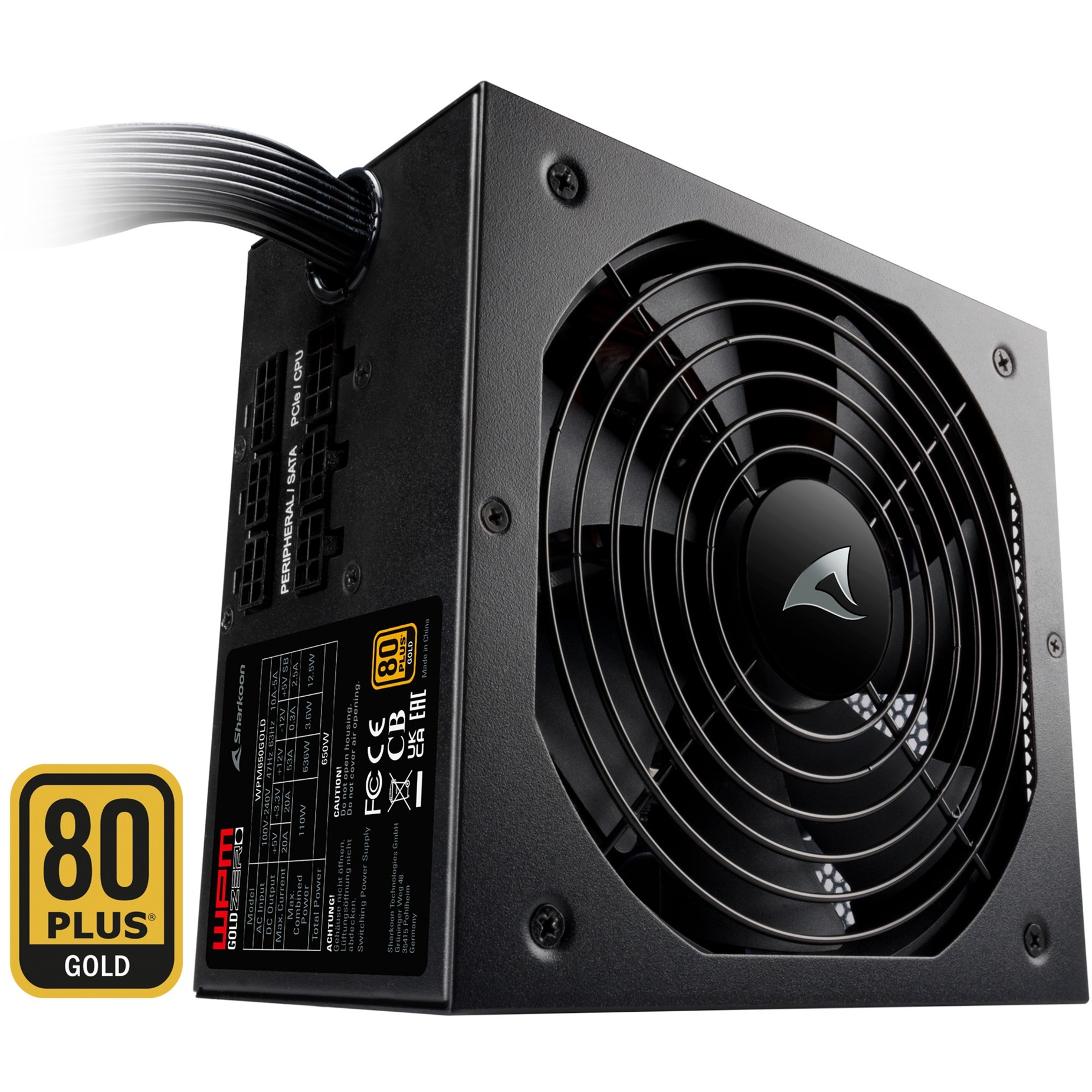 WPM Gold ZERO alimentatore per computer 650 W