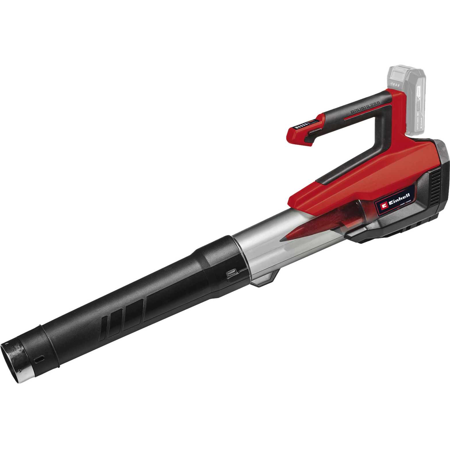 Einhell Soffiatore Per Foglie A Batteria GP-LB 18/200 Li Gk-Solo Power X-Change (Ioni Di Litio, Tecnologia Girante Assiale, Potenza Soff. 670 M³/H, Set Pulizia Grondaie, Senza Batteria/Caricabatt.)