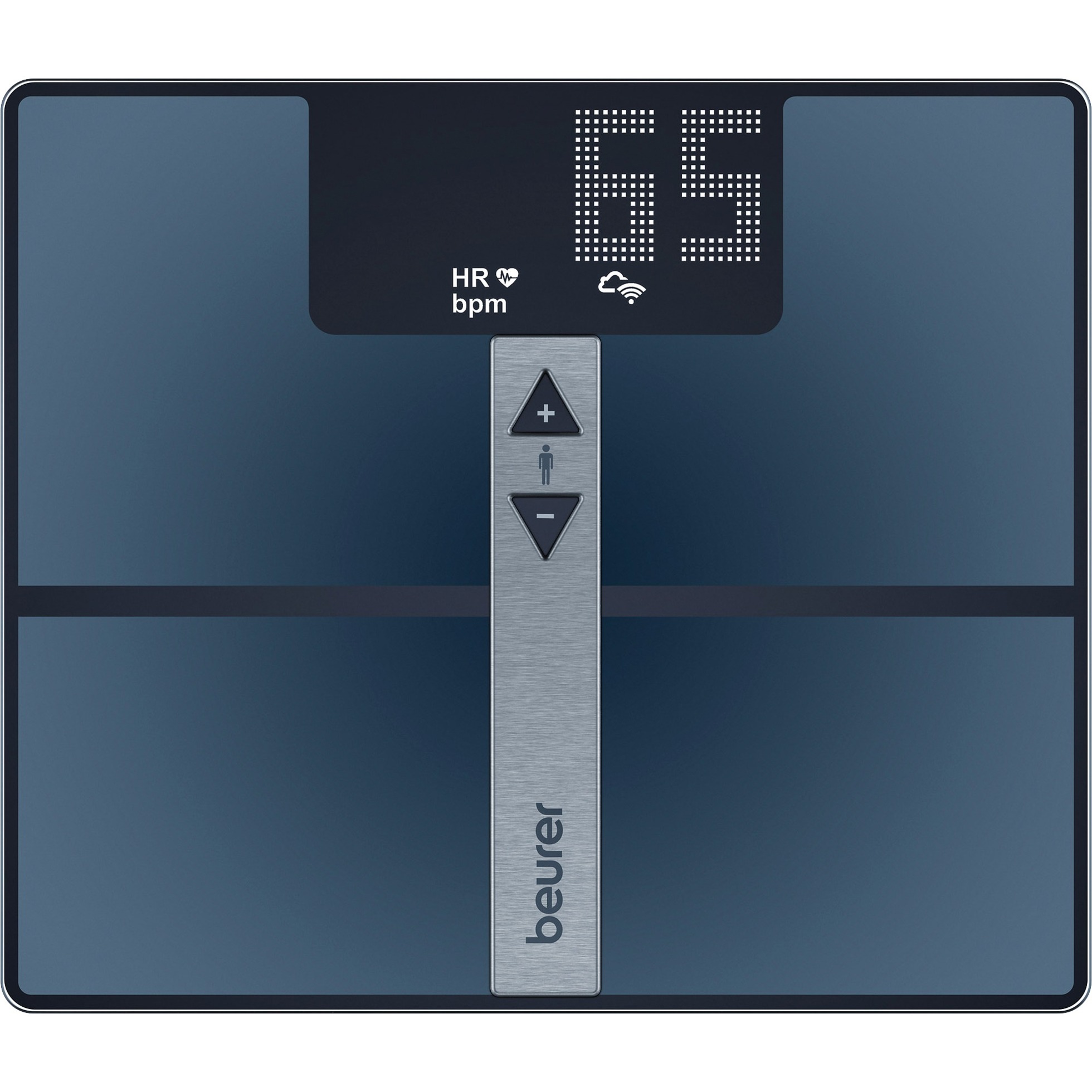 Beurer Bf 980 Bilancia Diagnostica Con Wifi E Bluetooth, Analisi Dei Dati Corporei E Valutazione Grafica Dei Valori Tramite App, Cardiofrequenzimetro, Batteria Ricaricabile-image