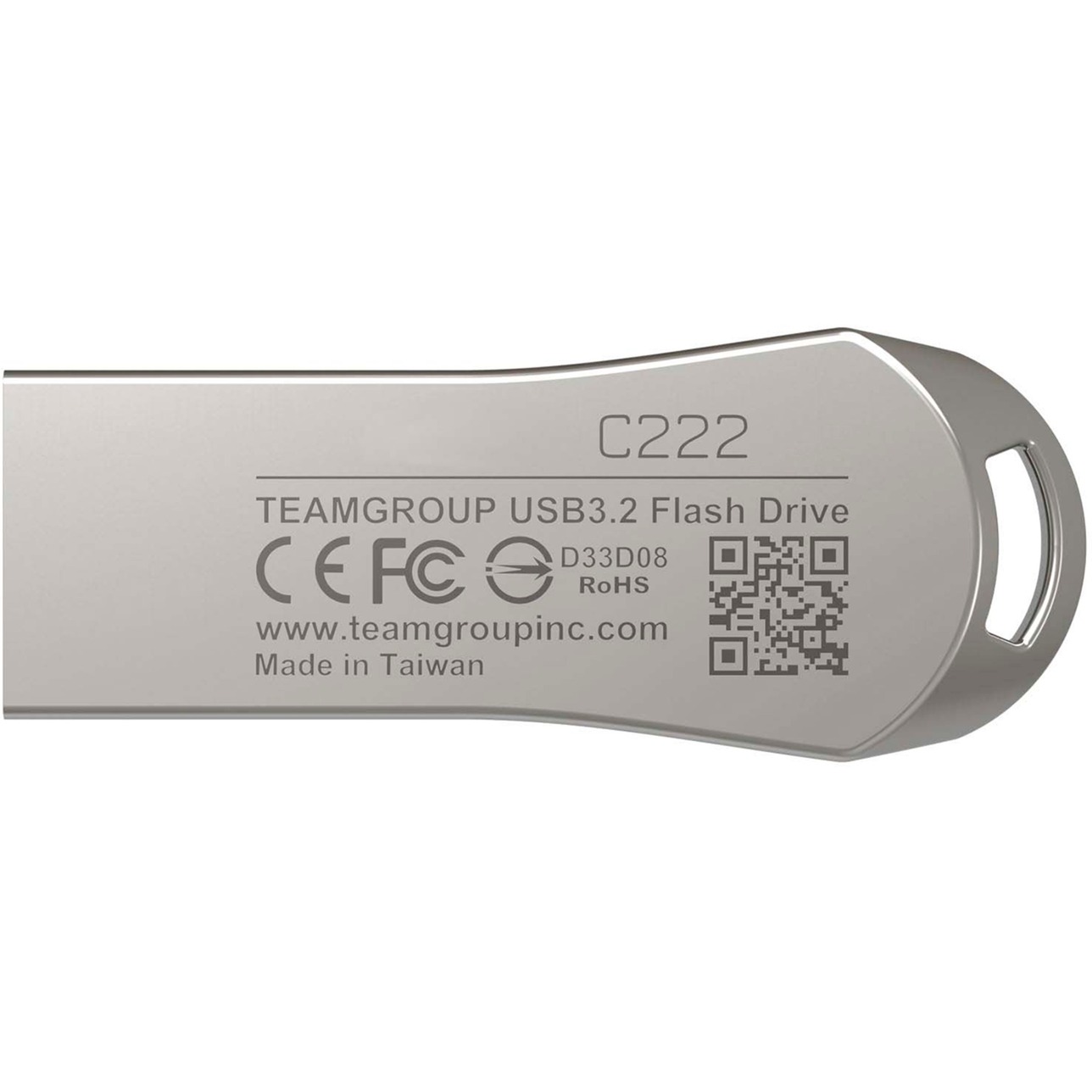 Team Group C222 128 GB, Chiavetta USB argento