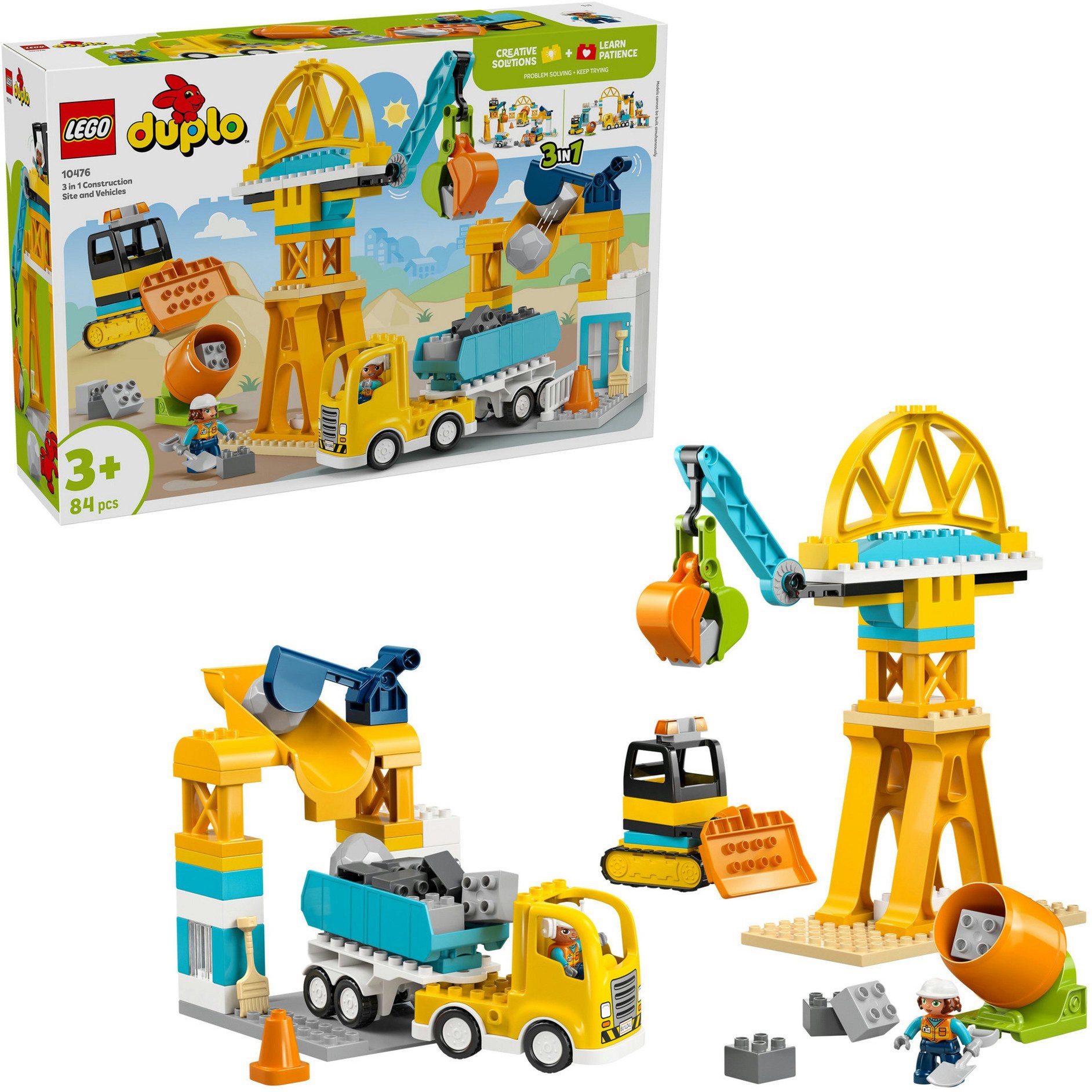 Lego Duplo Cantiere E Veicoli 3 In 1-image