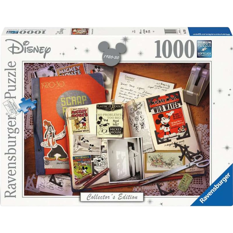 Ravensburger 17582 17582-1930 Mickey Anniversary-1000 Pezzi Puzzle-image
