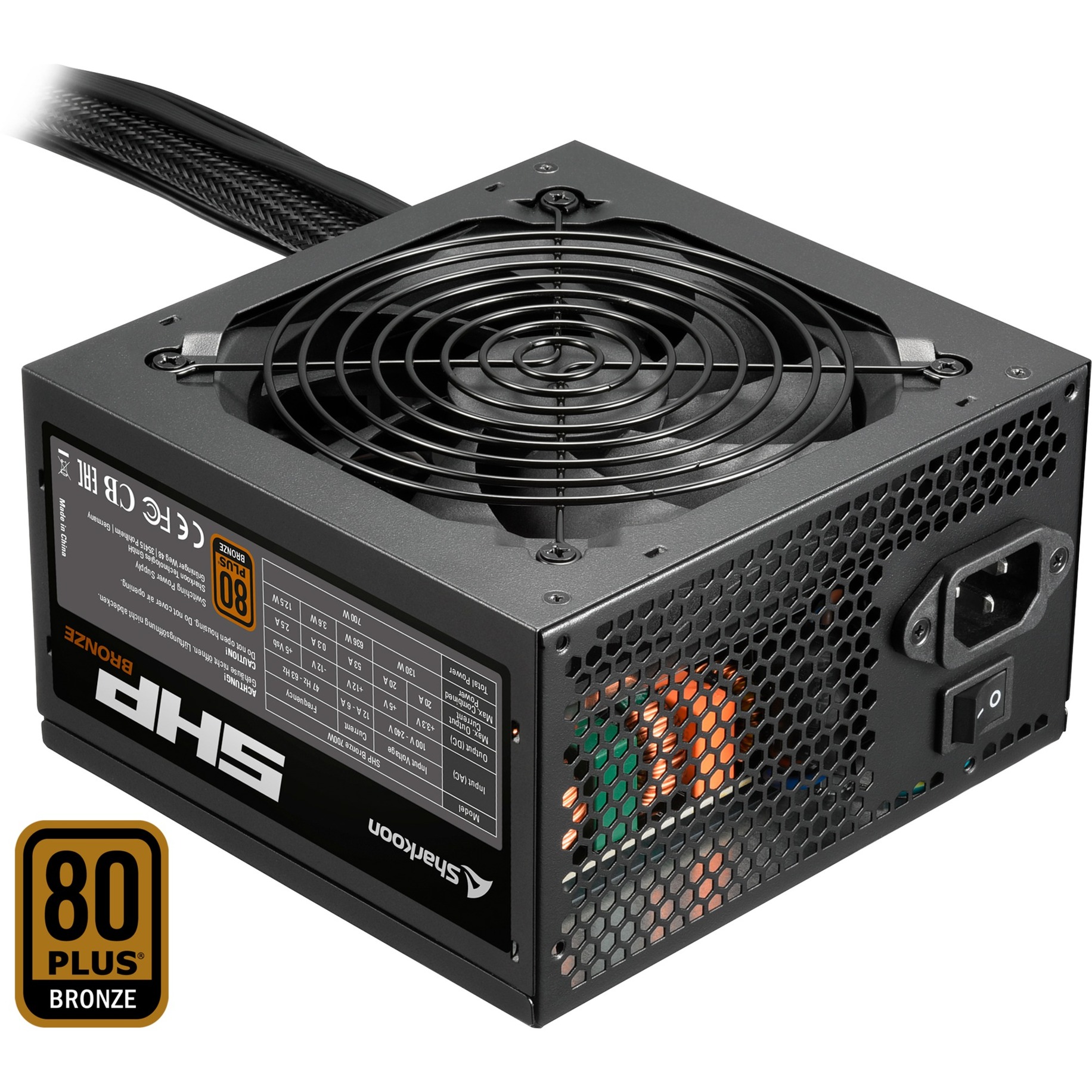 SHP Bronze alimentatore per computer 700 W 20+4