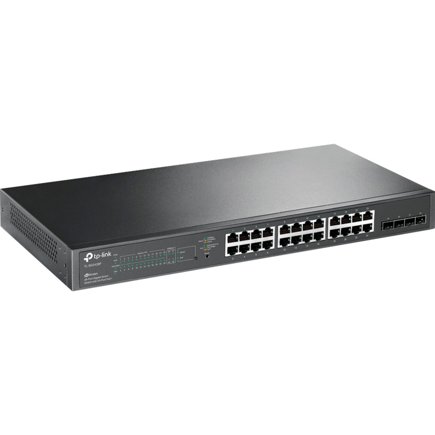 Tp-Link TL-SG2428P Switch di Rete Gigabit Ethernet 10-100-1000 Supporto Power Over Ethernet Nero