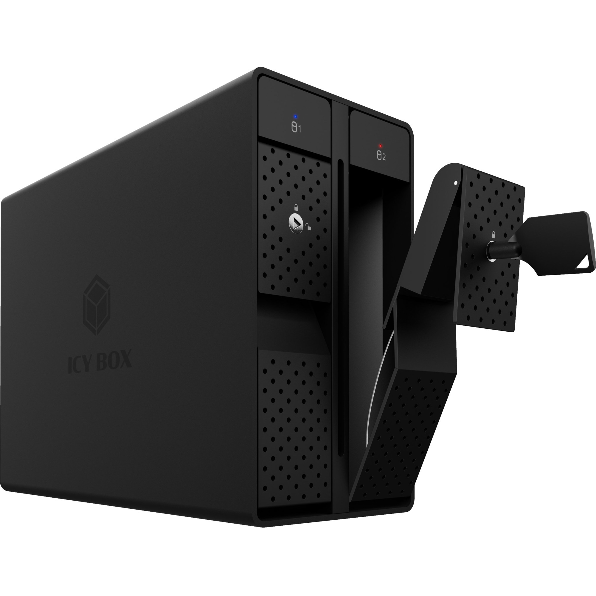 IB-RD3802-C31 Box esterno HDD Nero 3.5