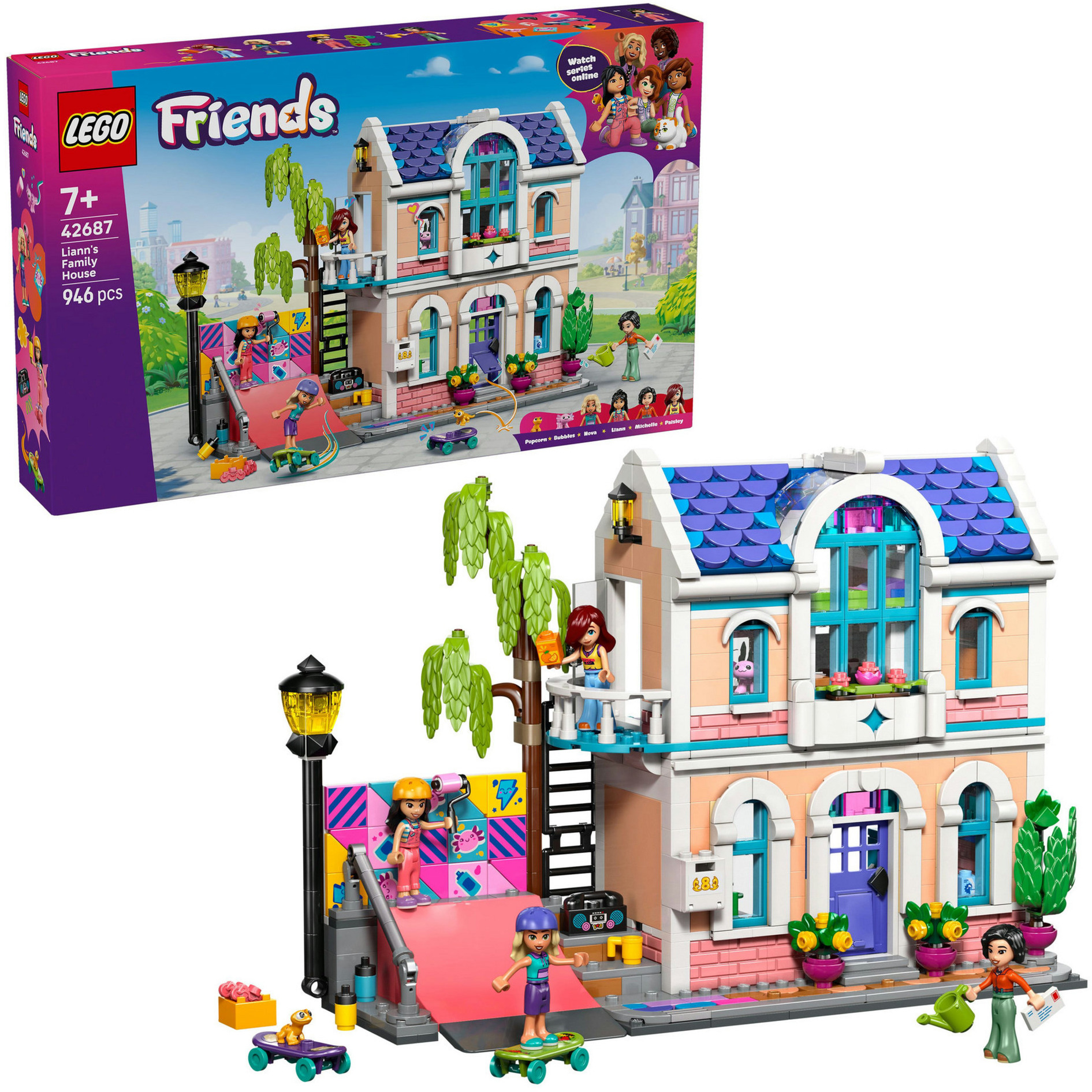 Lego Friends Casa Della Famiglia Di Liann-image