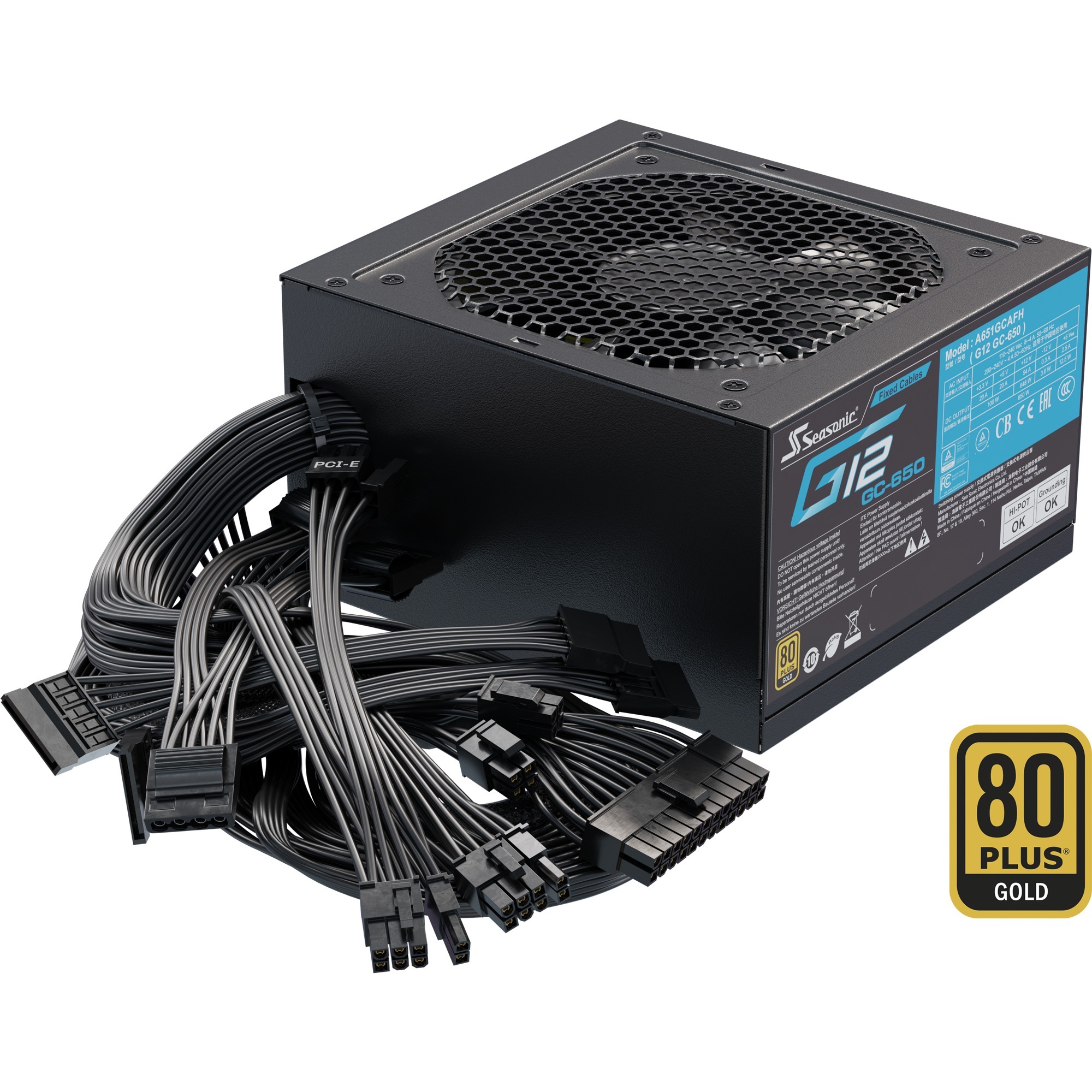 G12-GC alimentatore per computer 650 W 20+4 pin