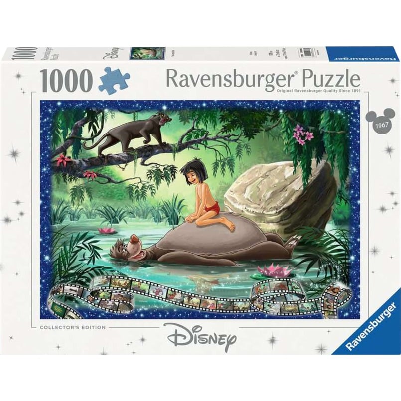 Ravensburger - Puzzle 1000 Pezzi Disney Il Libro Della Giungla | Puzzle Disney 1000 Pezzi Per Adulti E Bambini Con Una Misura Di 70X50 Cm | Regalo Per Adulti E Bambini Da 14 Anni E Più-image
